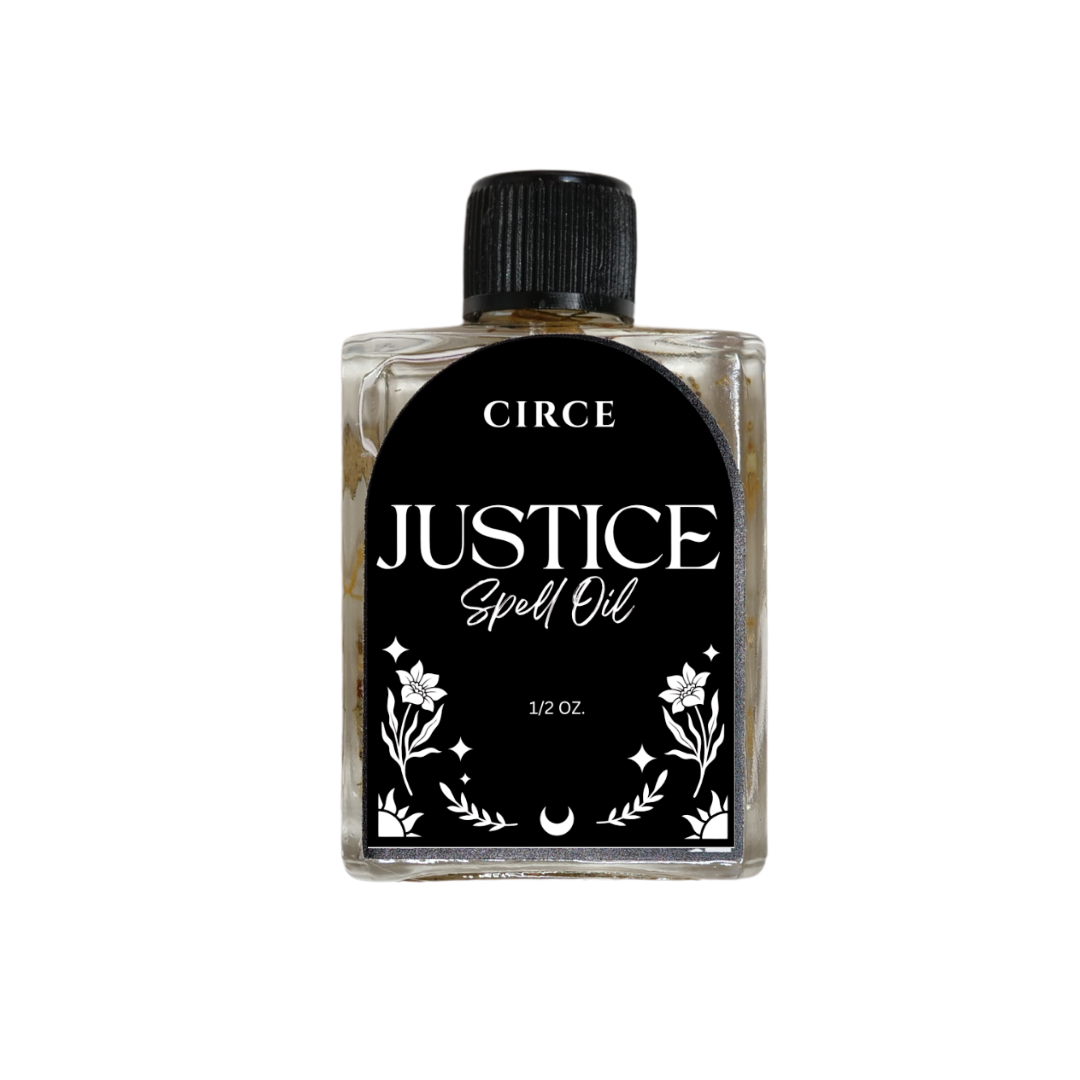 CIRCE Justice Spell Oil 1/2 oz. from Circe Boutique