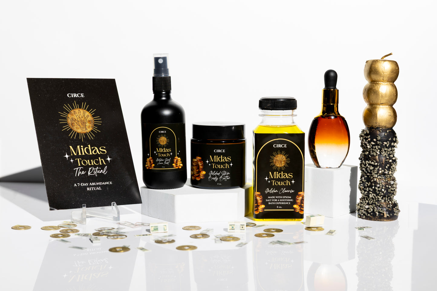 Midas Touch Aura Mist – Luxury Amber, Saffron & Patchouli Prosperity Spray