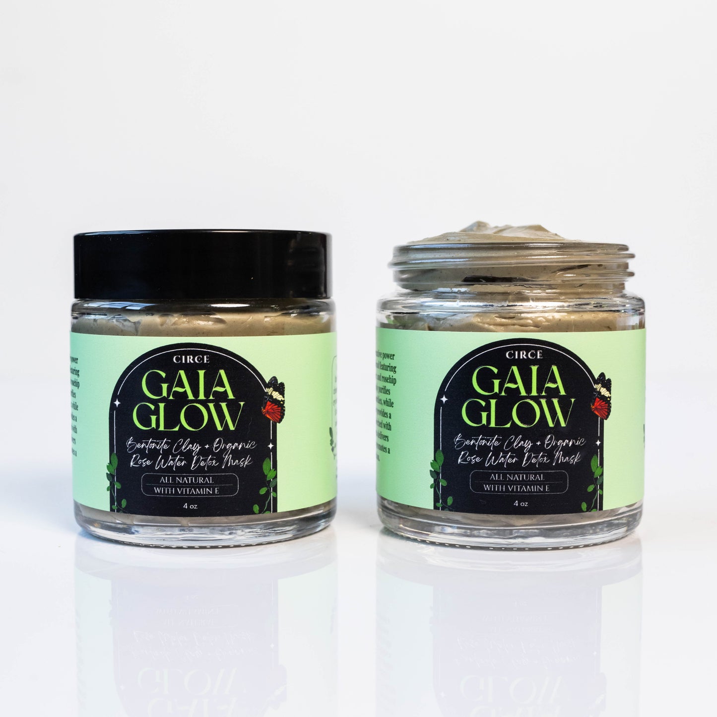 Gaia Glow - Bentonite Clay + Rose Water Detox Mask from Circe Boutique