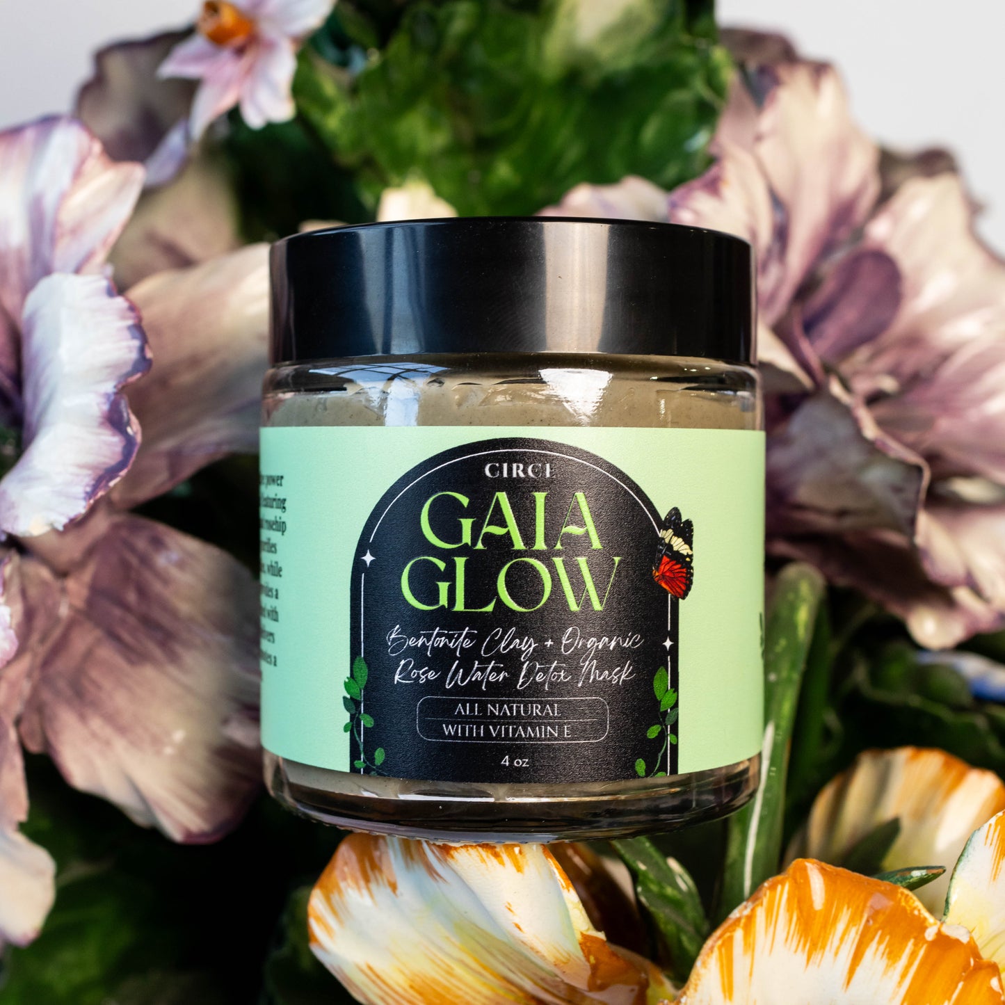 Gaia Glow - Bentonite Clay + Rose Water Detox Mask from Circe Boutique
