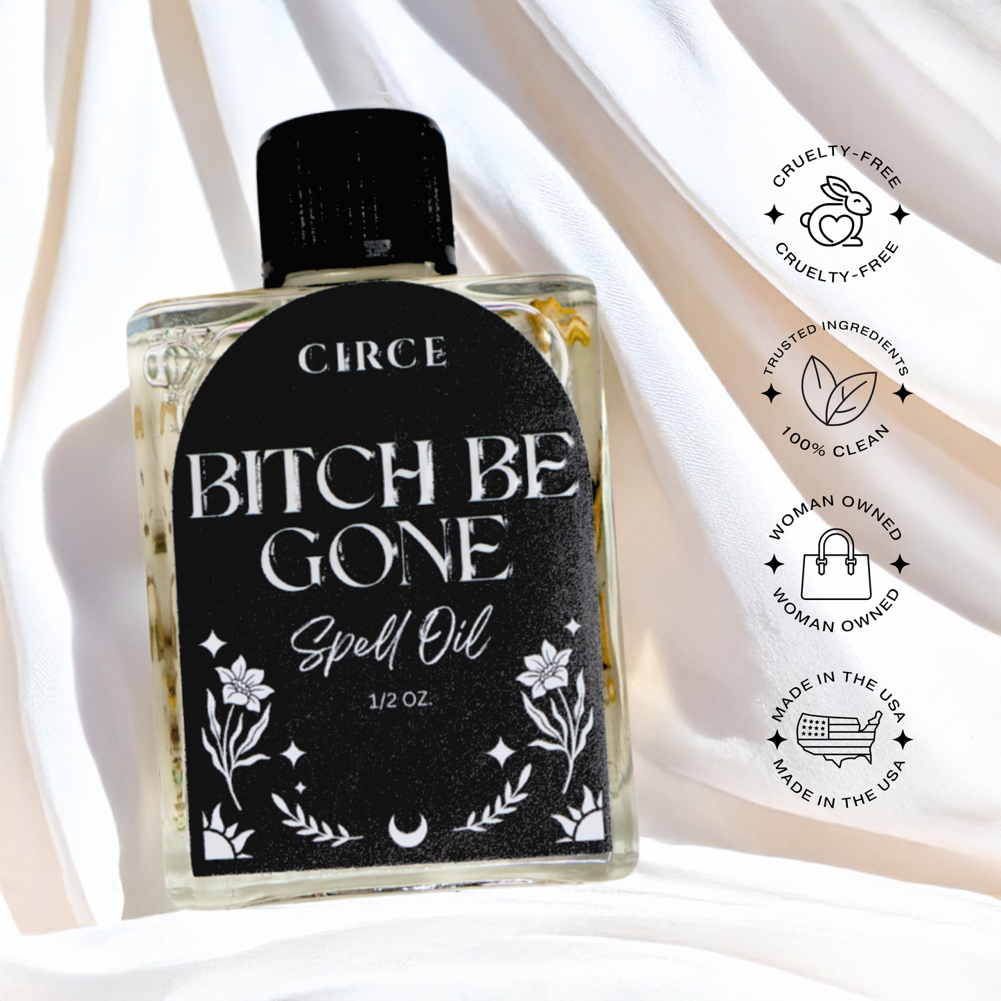 CIRCE Bitch Be Gone Spell Oil 1/2 oz. from Circe Boutique