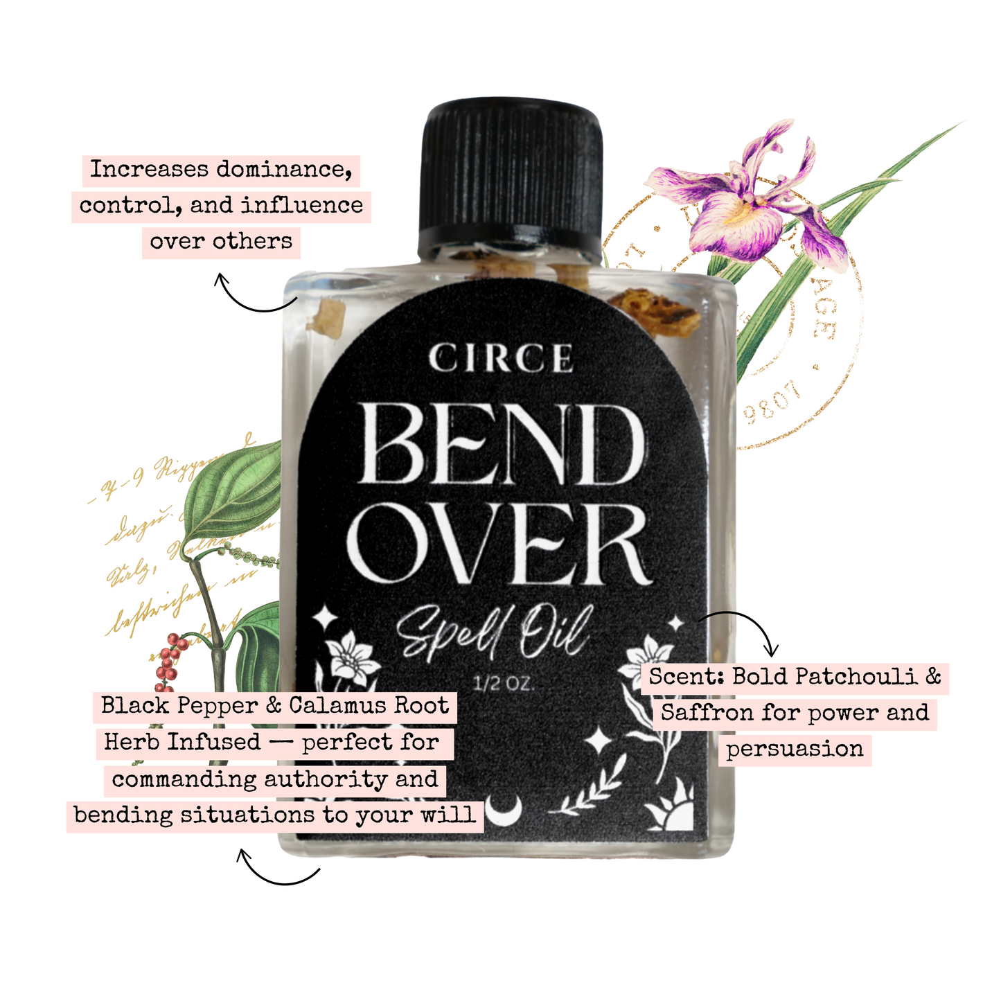 CIRCE Bend Over Spell Oil 1/2 oz. from Circe Boutique