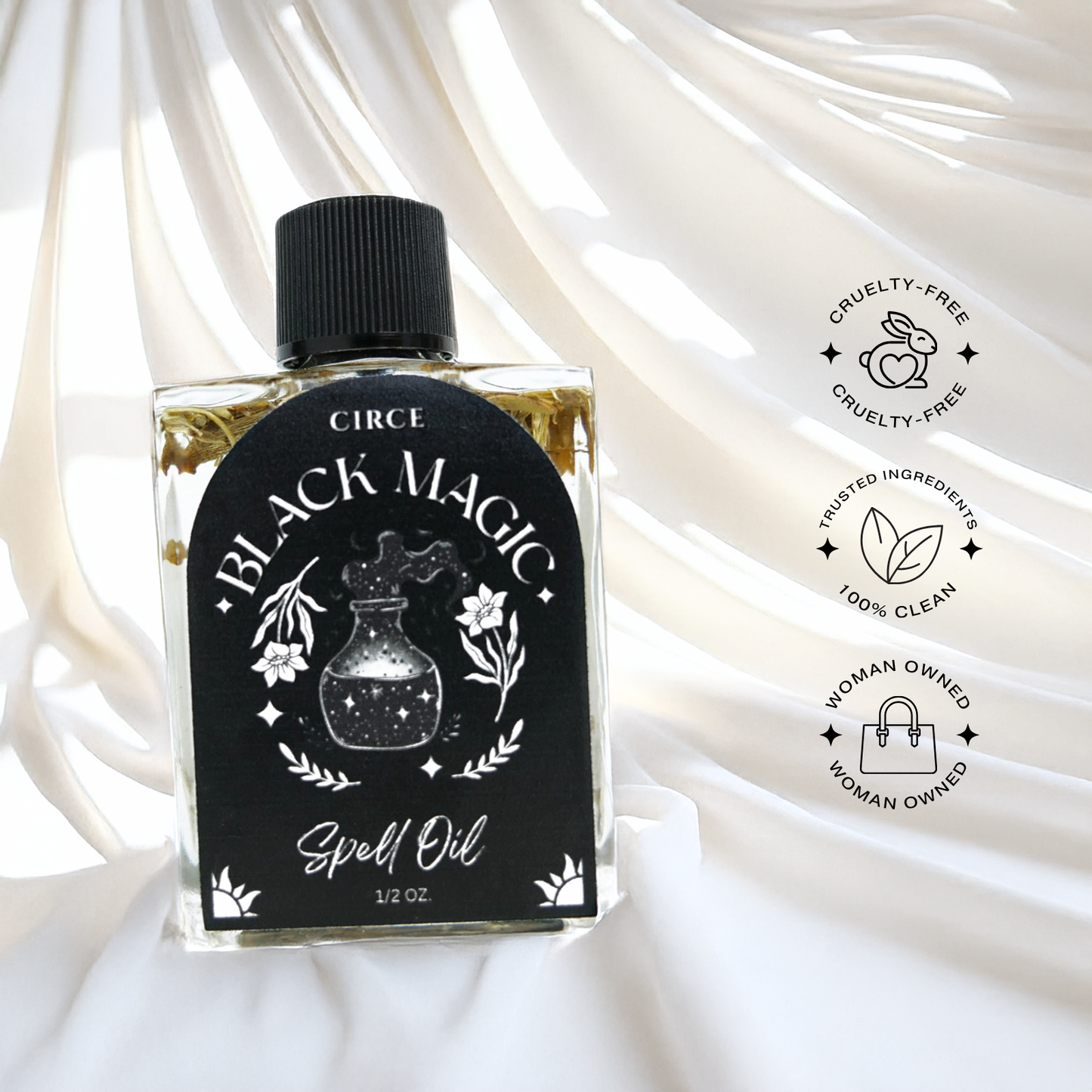 Black Magic | Spell Oil 1/2 oz from Circe Boutique