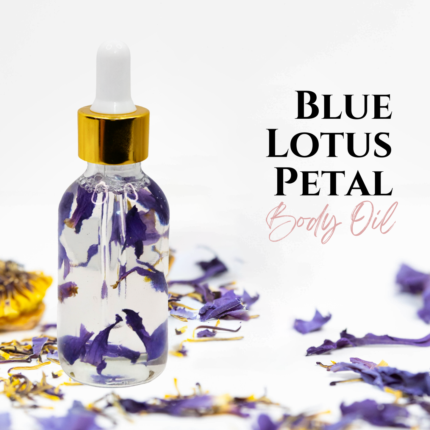 Unlabeled Blue Lotus Body Oil - Face, Hair, Body and Nails - Set of 6 from Circe Boutique