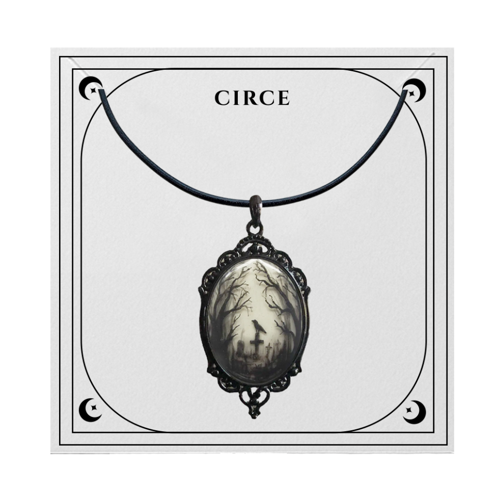 Gothic Graveyard Pendant  from Circe Boutique