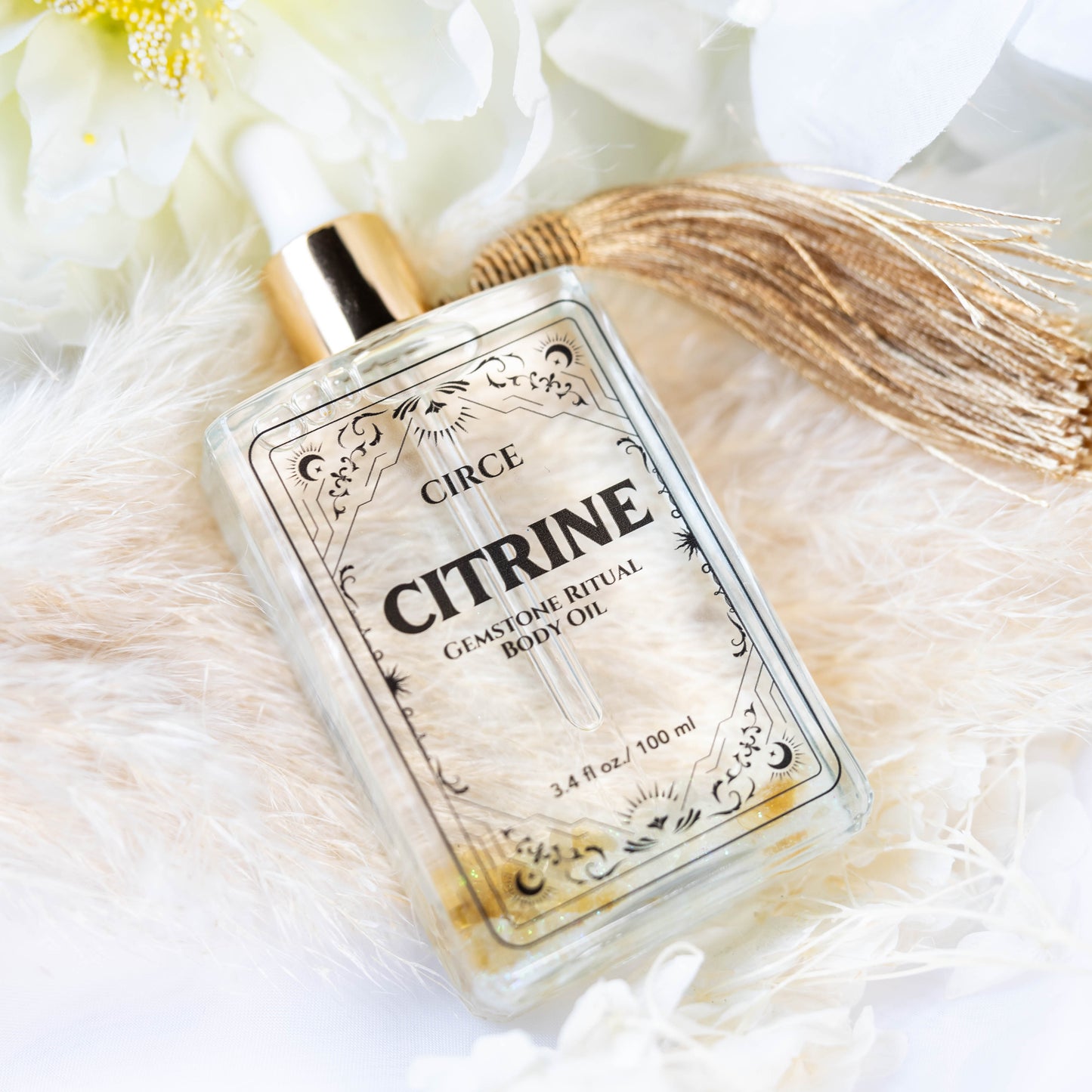 Citrine Gemstone Body oil from Circe Boutique