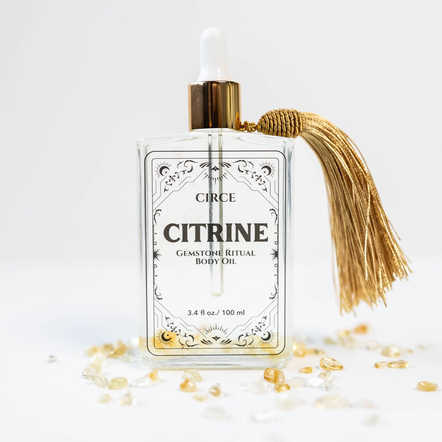 Citrine Gemstone Body oil from Circe Boutique