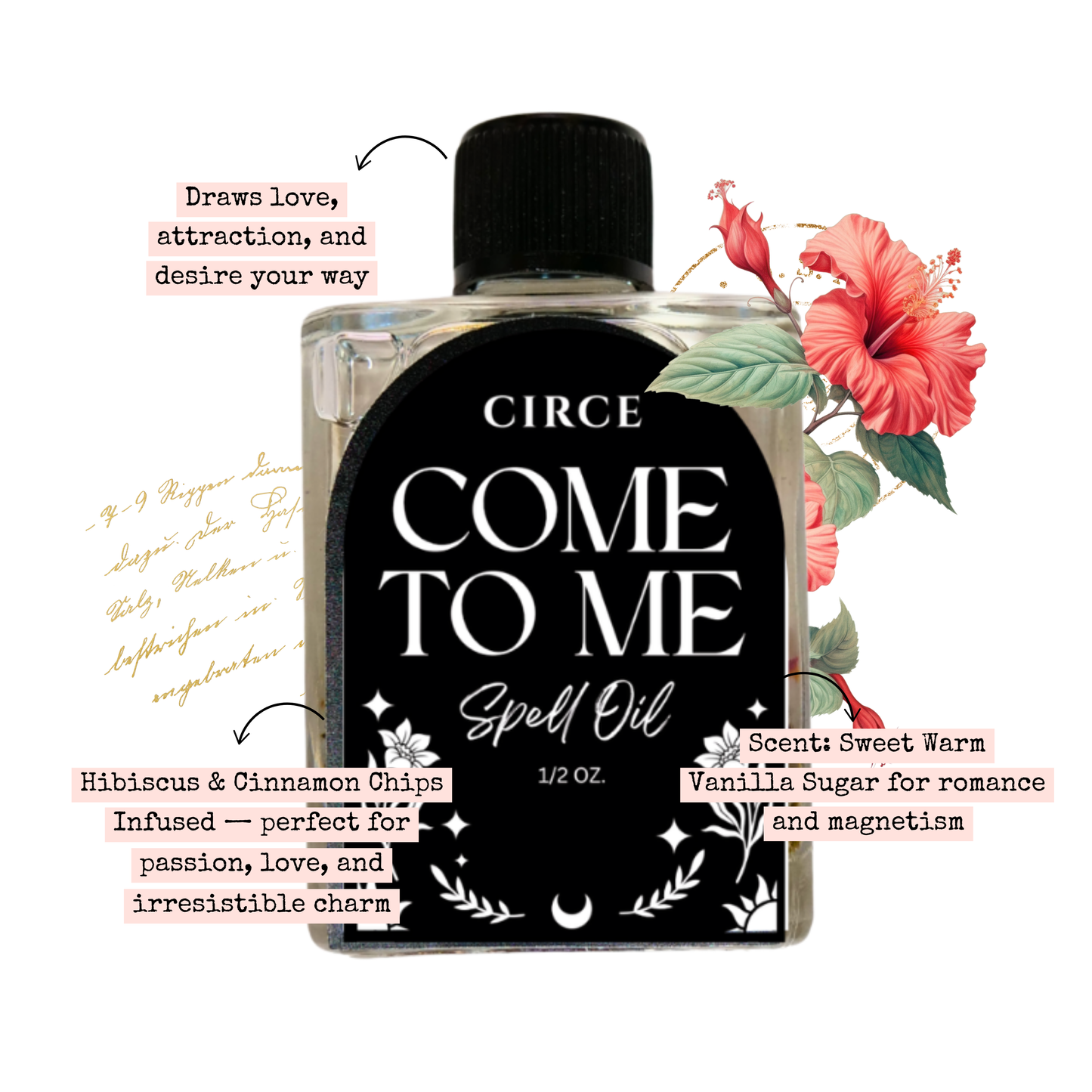CIRCE Come To Me Spell Oil 1/2 oz. from Circe Boutique
