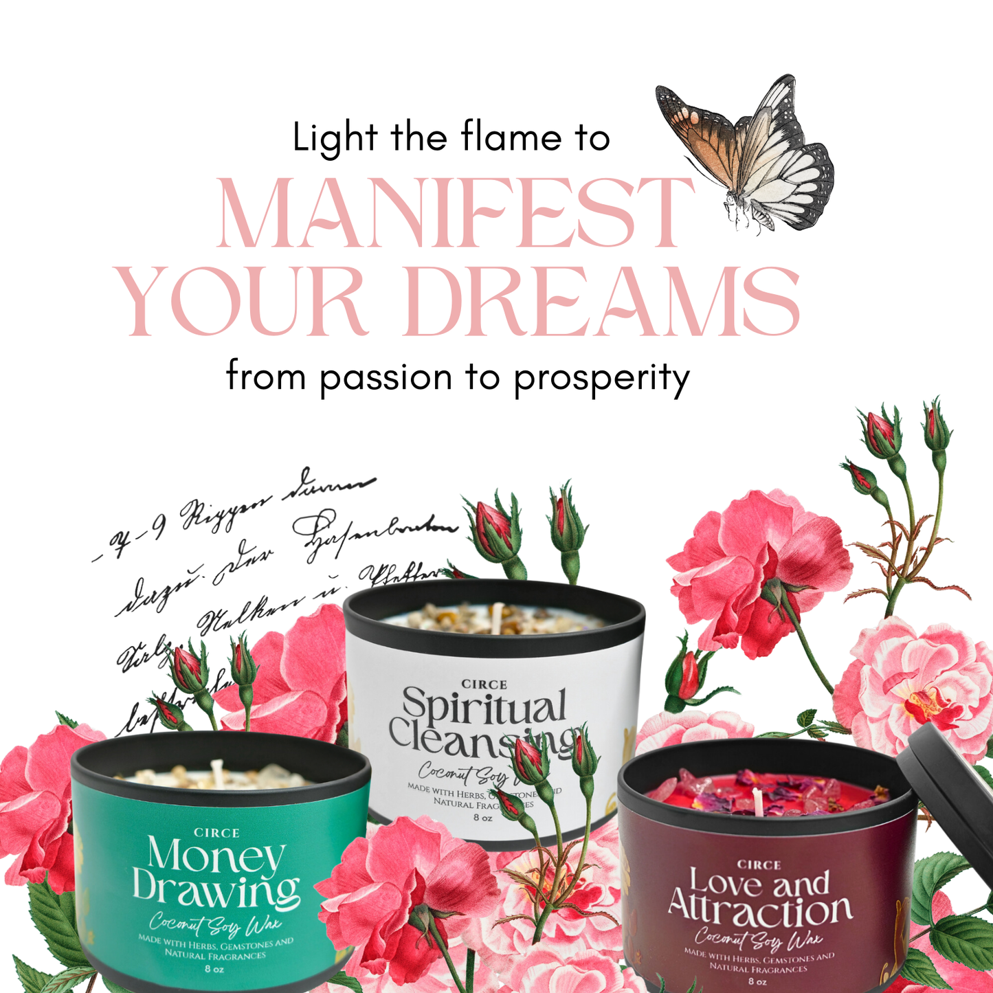 Crown of Success | 8 oz Spell Candle from Circe Boutique