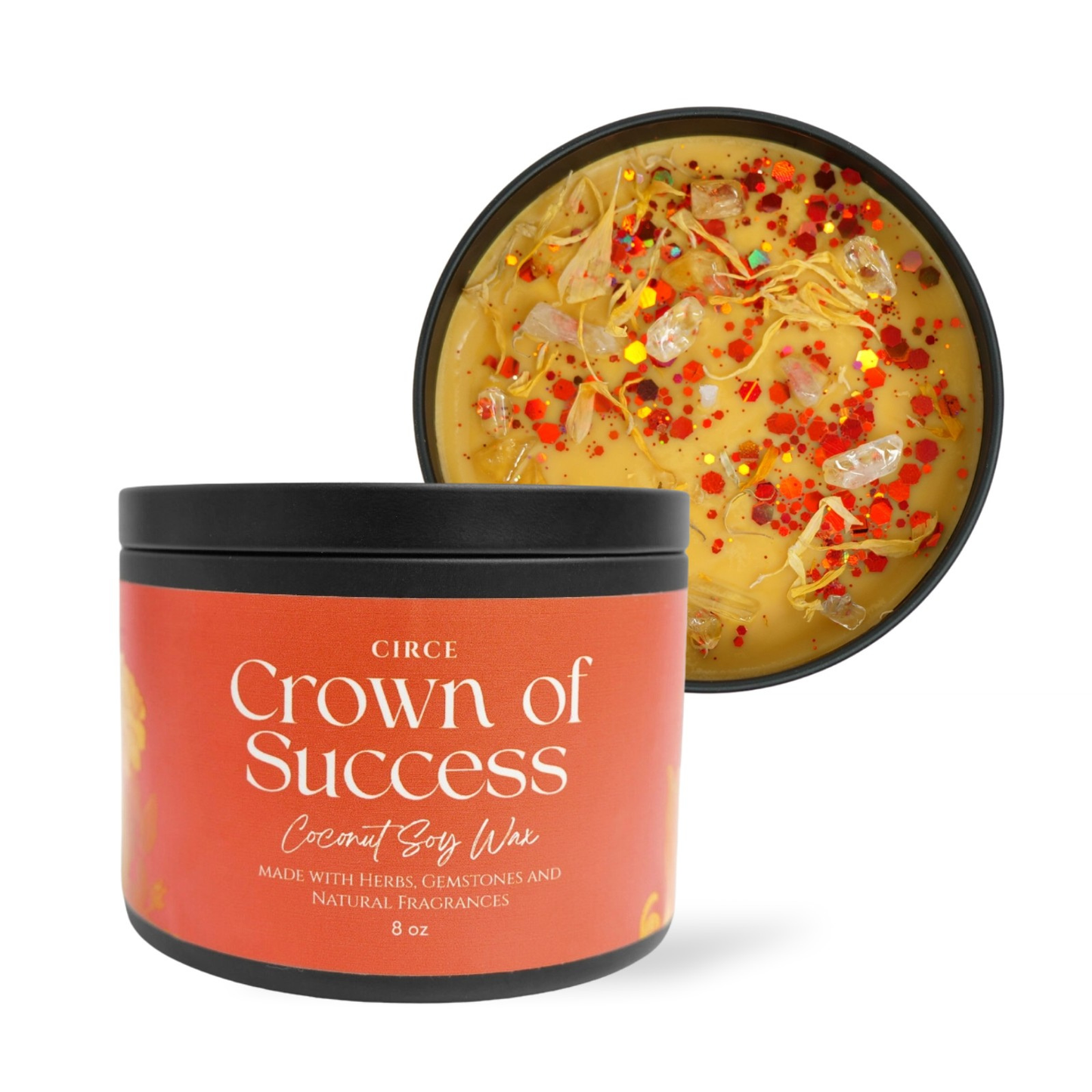 Crown of Success | 8 oz Spell Candle from Circe Boutique
