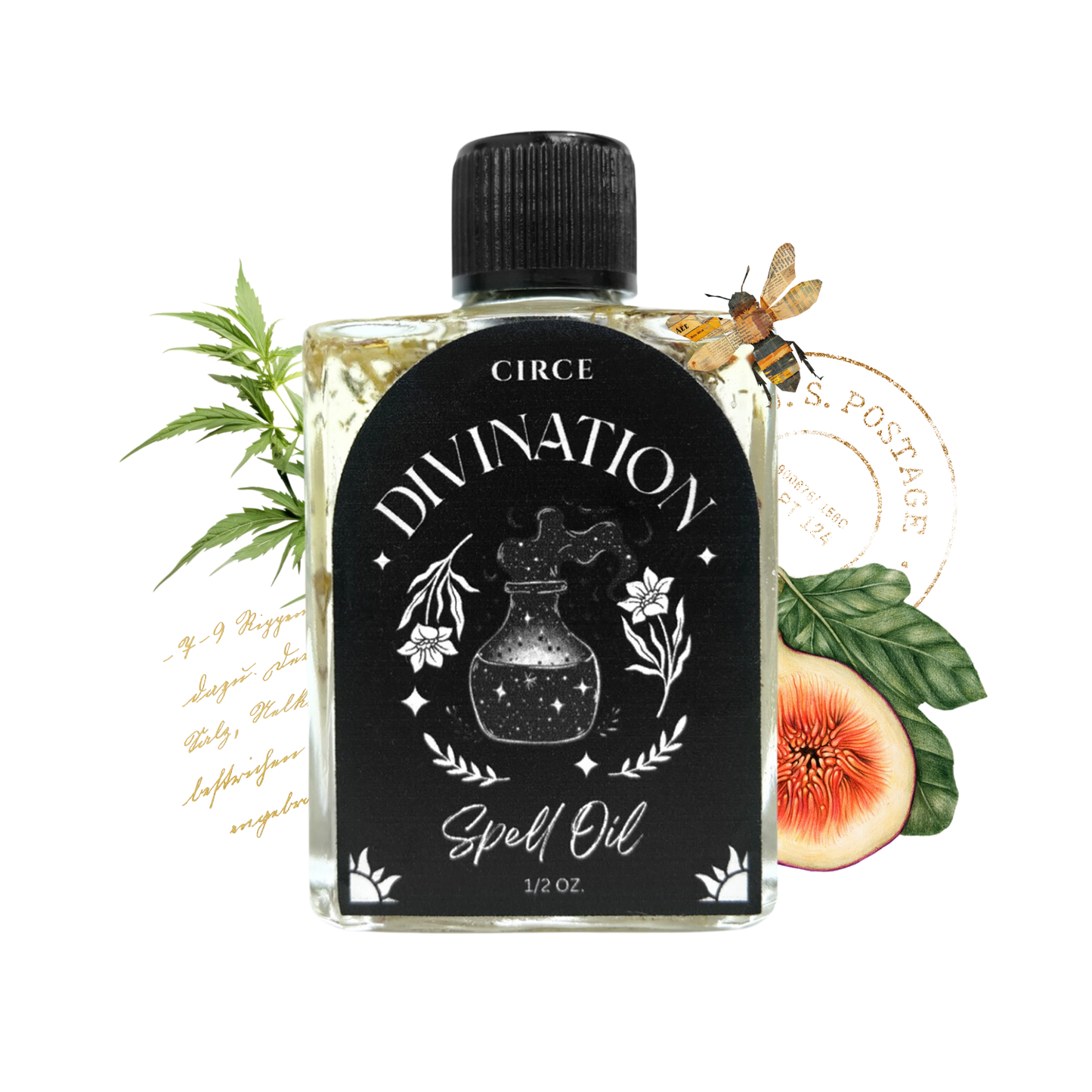 Divination | Spell Oil 1/2 oz from Circe Boutique