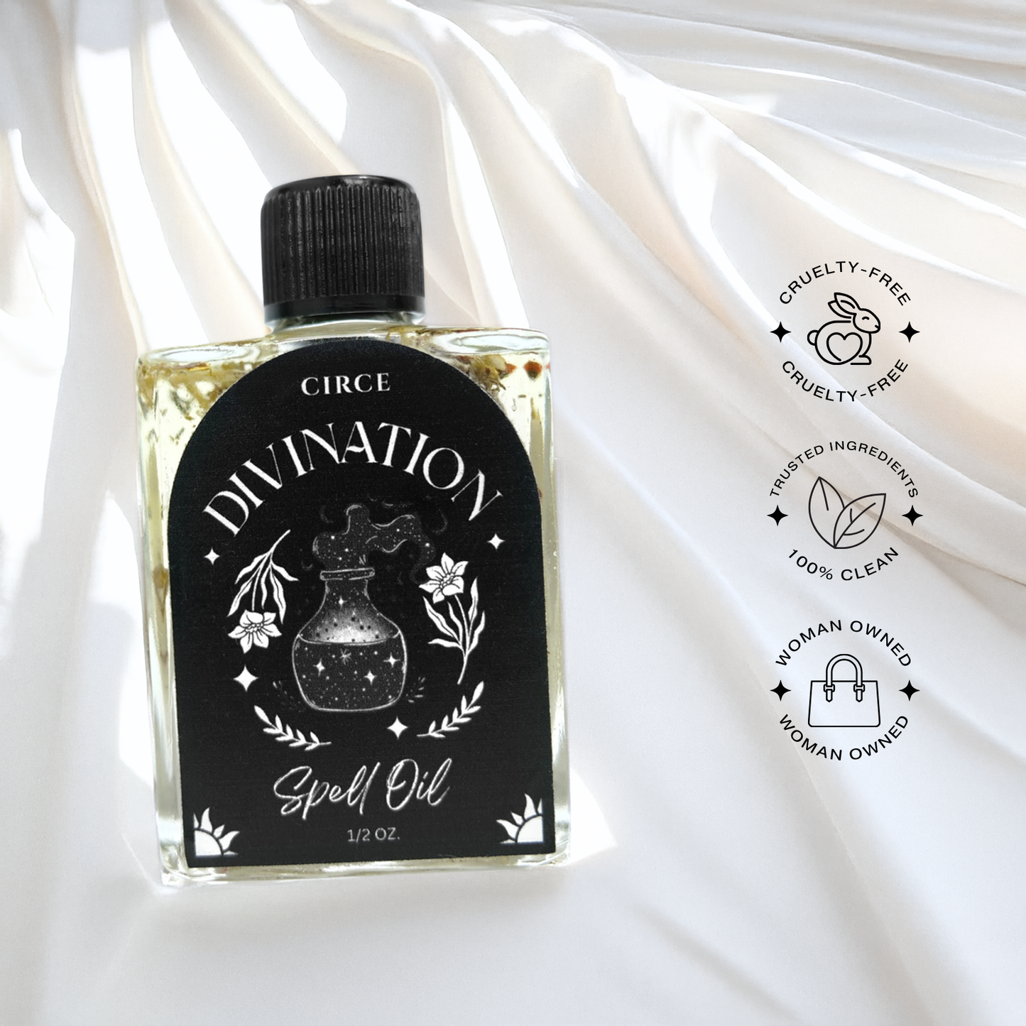 Divination | Spell Oil 1/2 oz from Circe Boutique