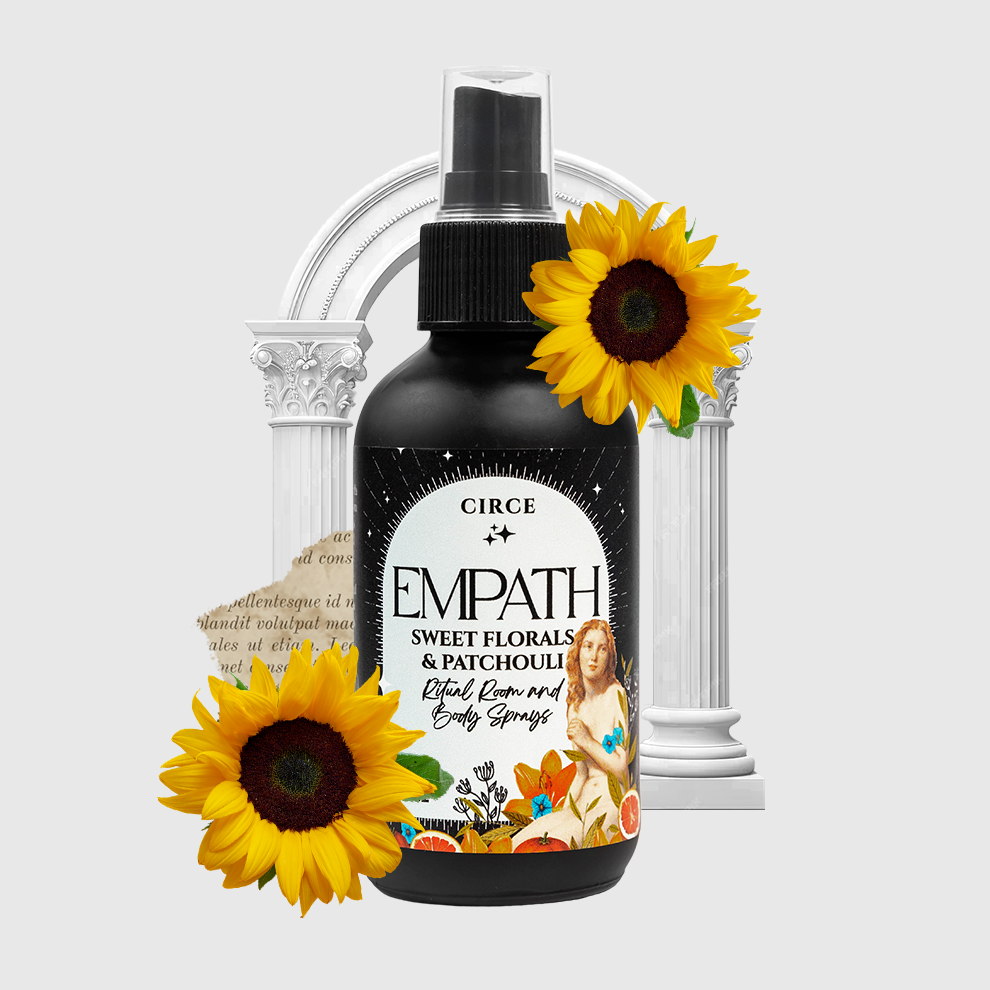 Empath Ritual Room and Body Spray - Sweet Florals and Patchouli 4 oz from Circe Boutique