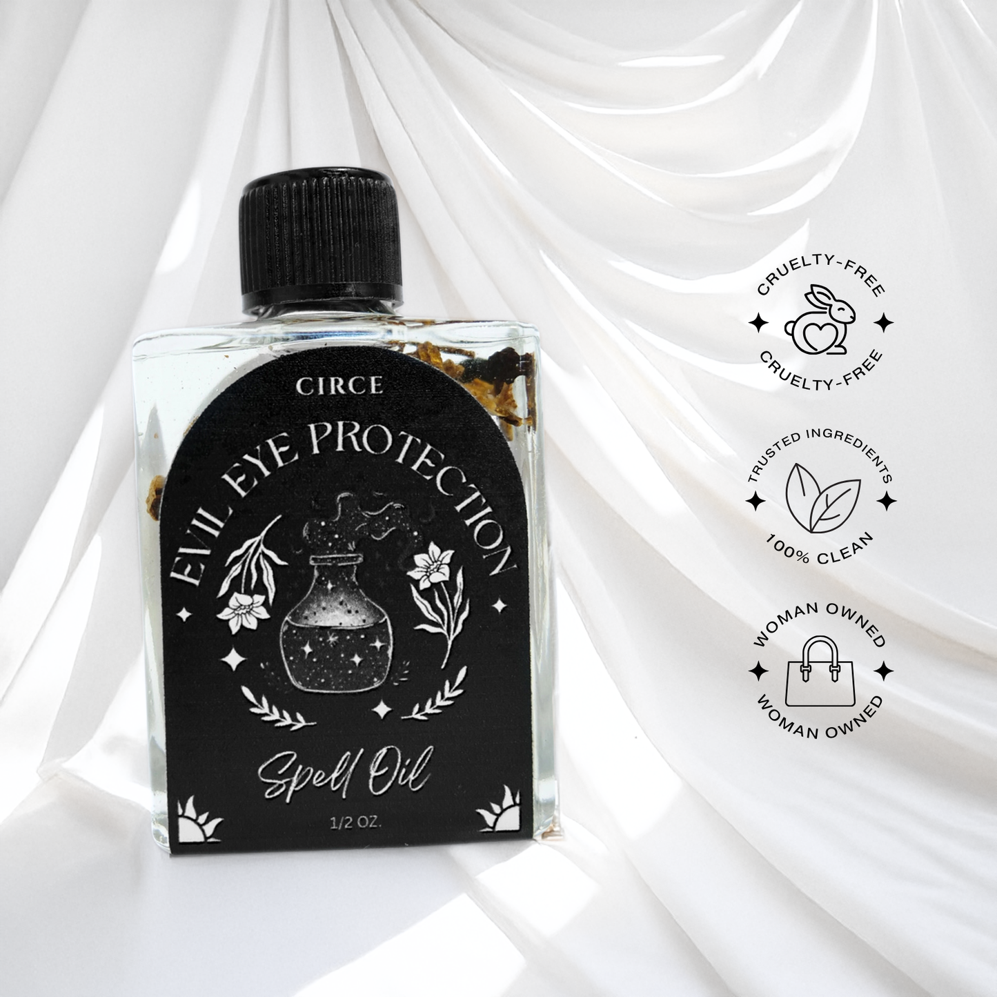 Evil Eye Protection | Spell Oil 1/2 oz from Circe Boutique