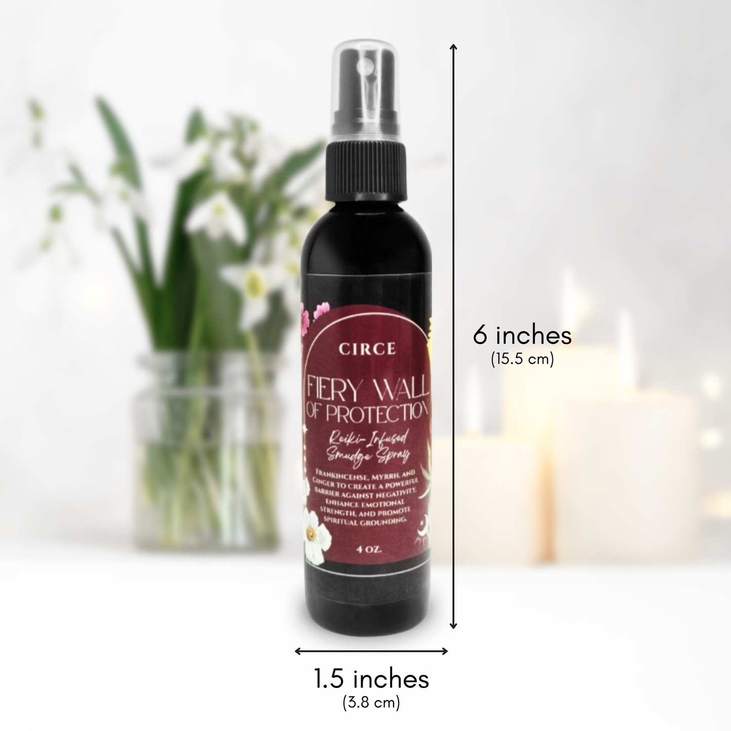 Fiery Wall of Protection Smudge Spray | 4oz. - Wholesale from Circe Boutique