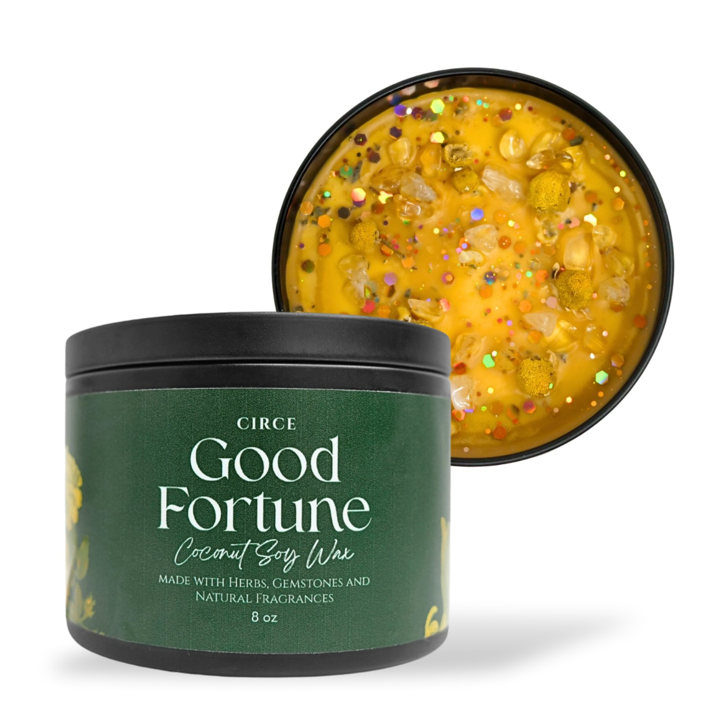 Good Fortune | 8 oz Spell Candle from Circe Boutique