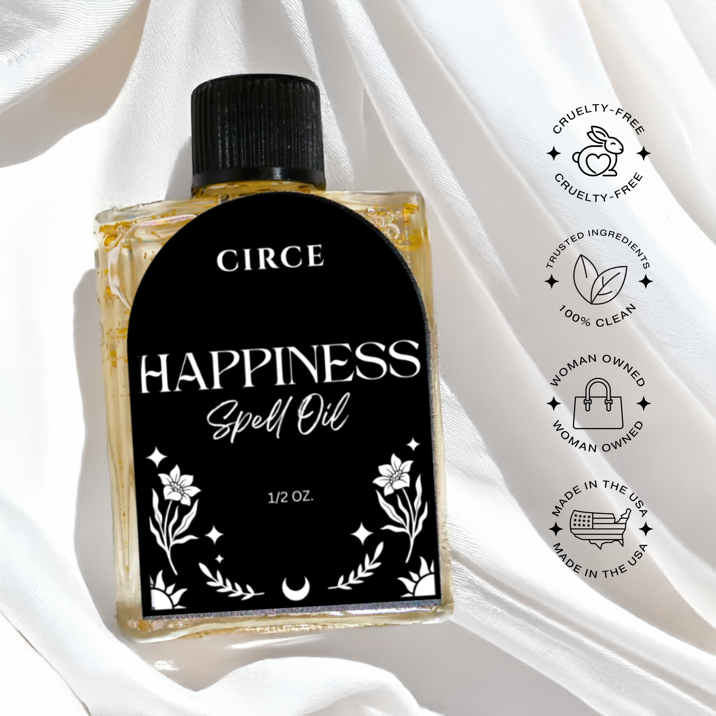 CIRCE Happiness Spell Oil 1/2 oz. from Circe Boutique