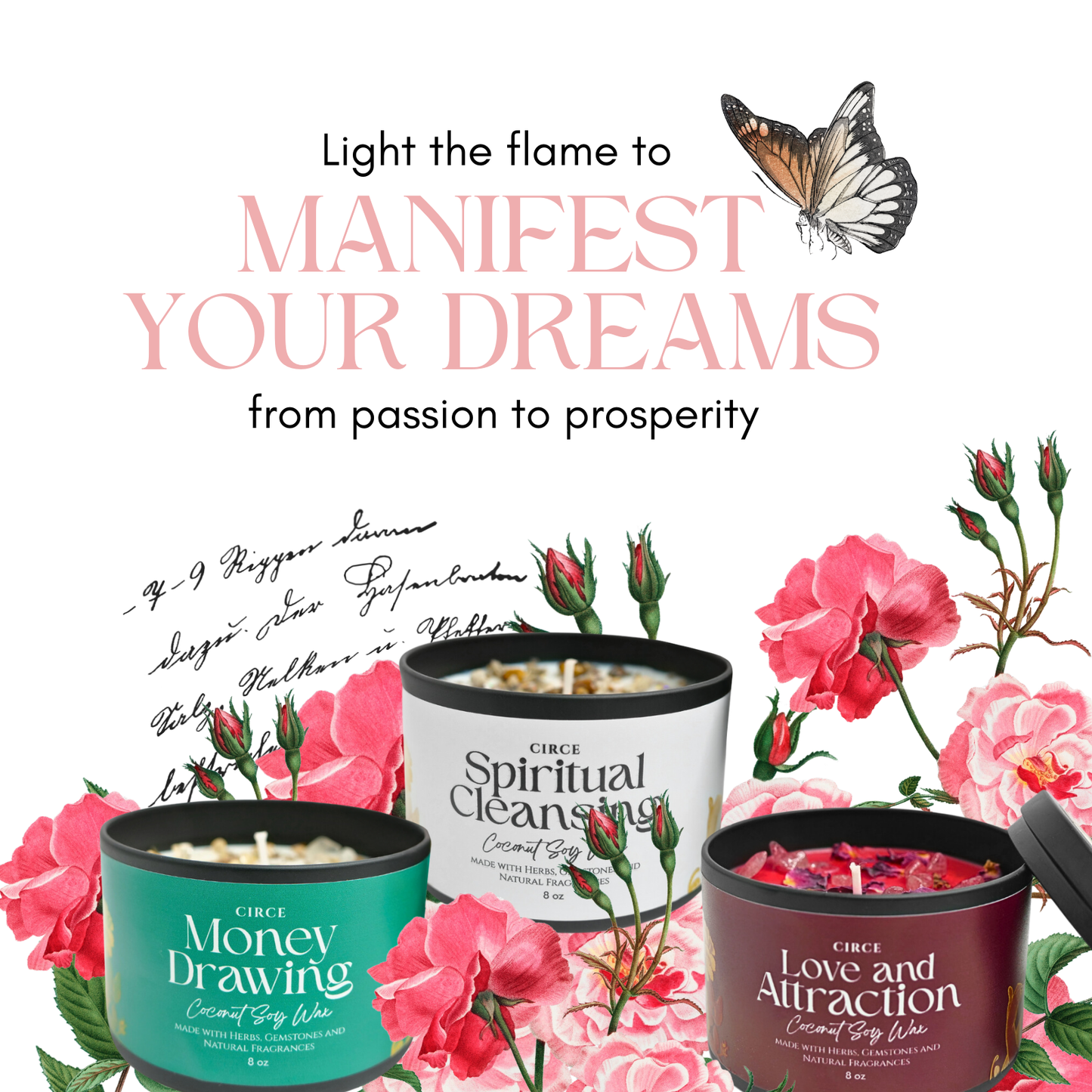 Healing | 8 oz Spell Candle from Circe Boutique