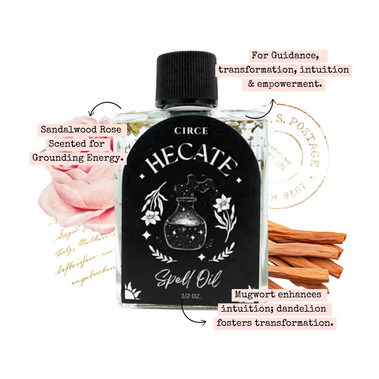 Hecate | Spell Oil 1/2 oz from Circe Boutique