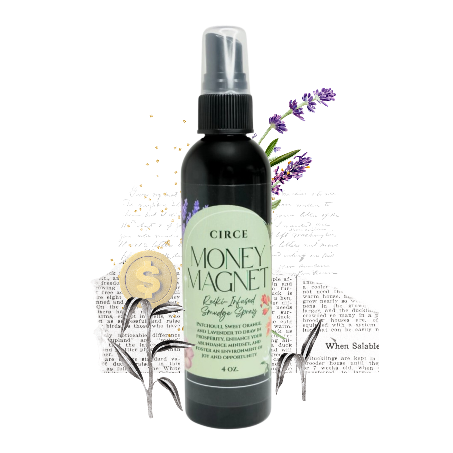 Money Magnet Smudge Spray | 4oz. - Wholesale from Circe Boutique