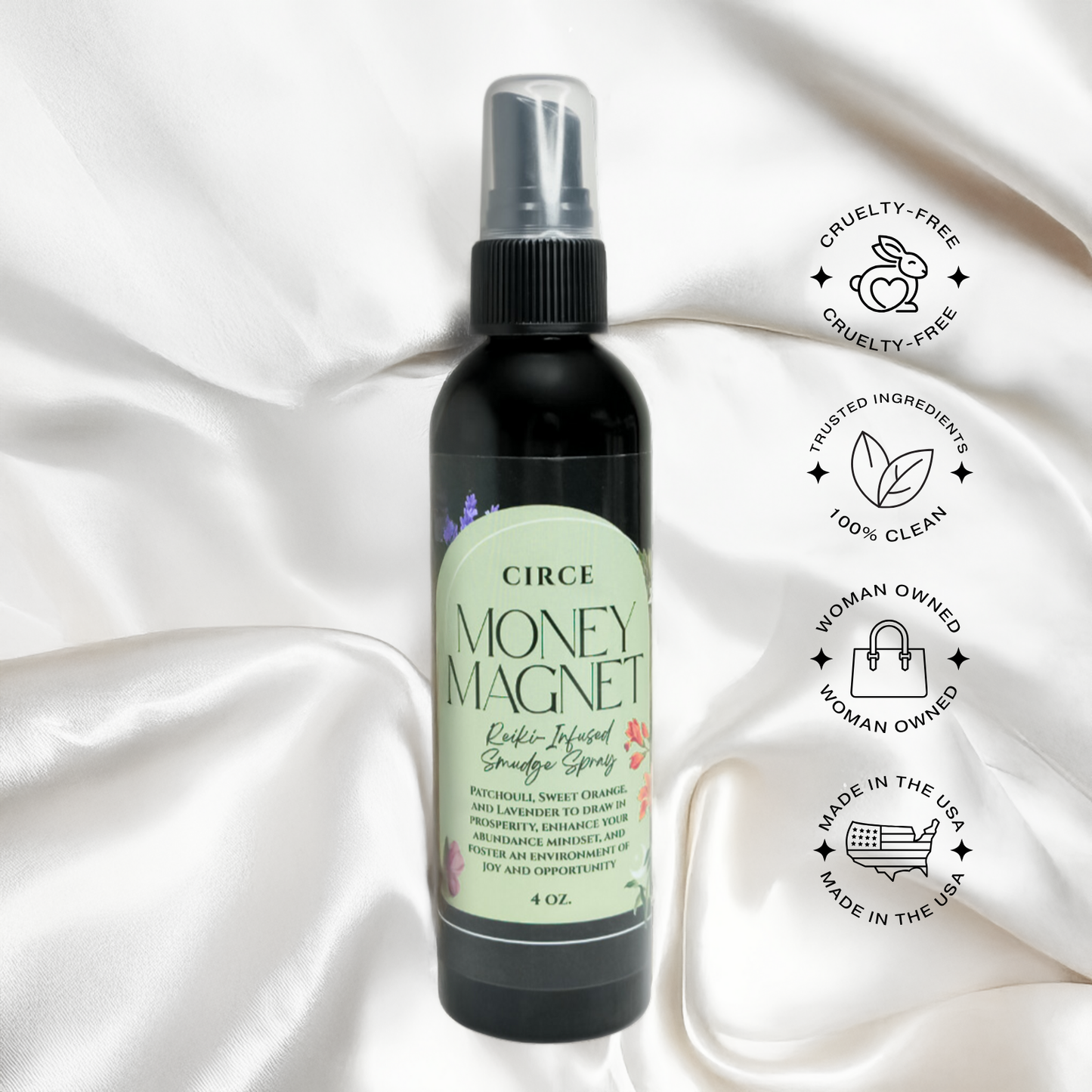 Money Magnet Smudge Spray | 4oz. - Wholesale from Circe Boutique