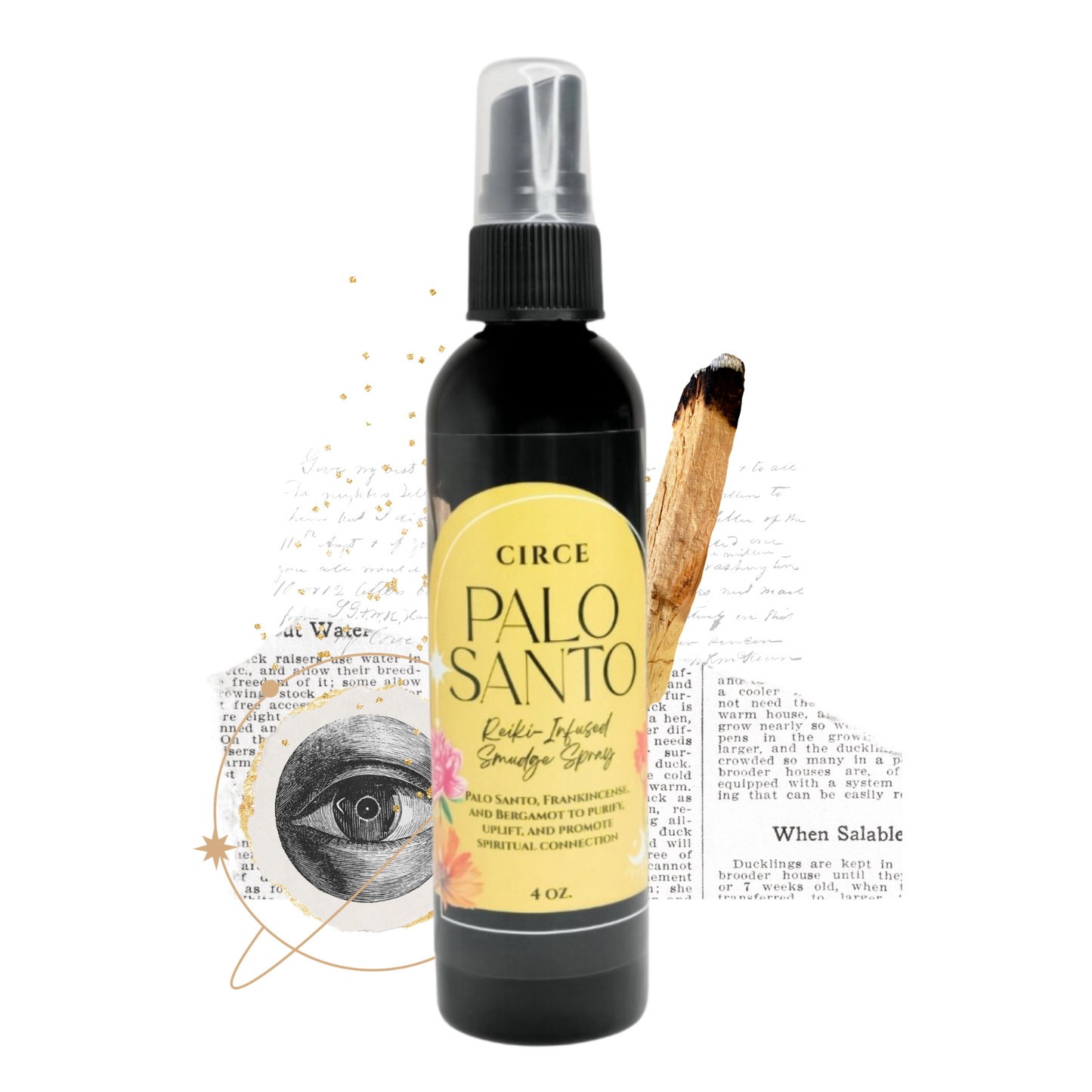 Palo Santo Smudge Spray | 4 oz - Wholesale from Circe Boutique
