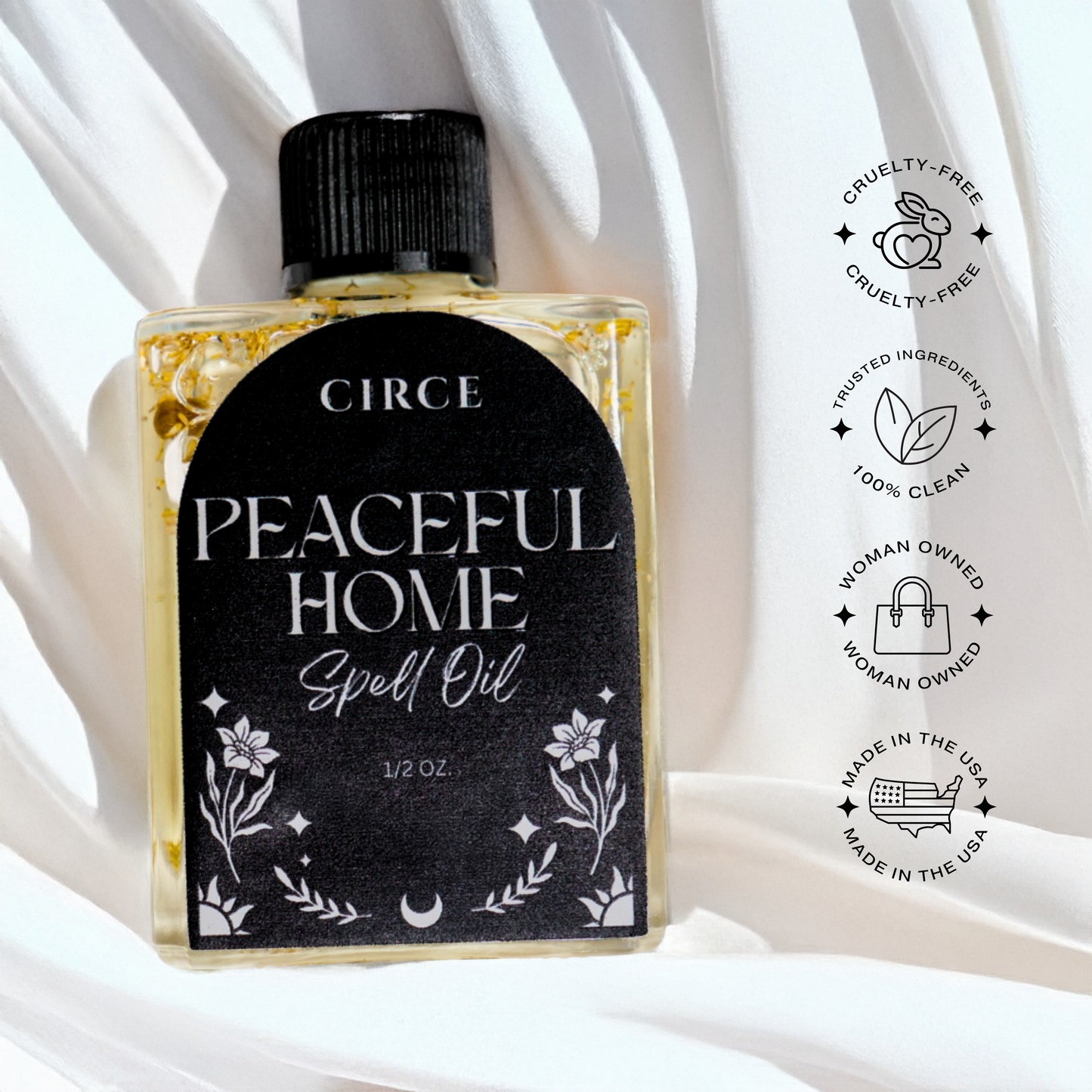CIRCE Peaceful Home Spell Oil 1/2 oz. from Circe Boutique