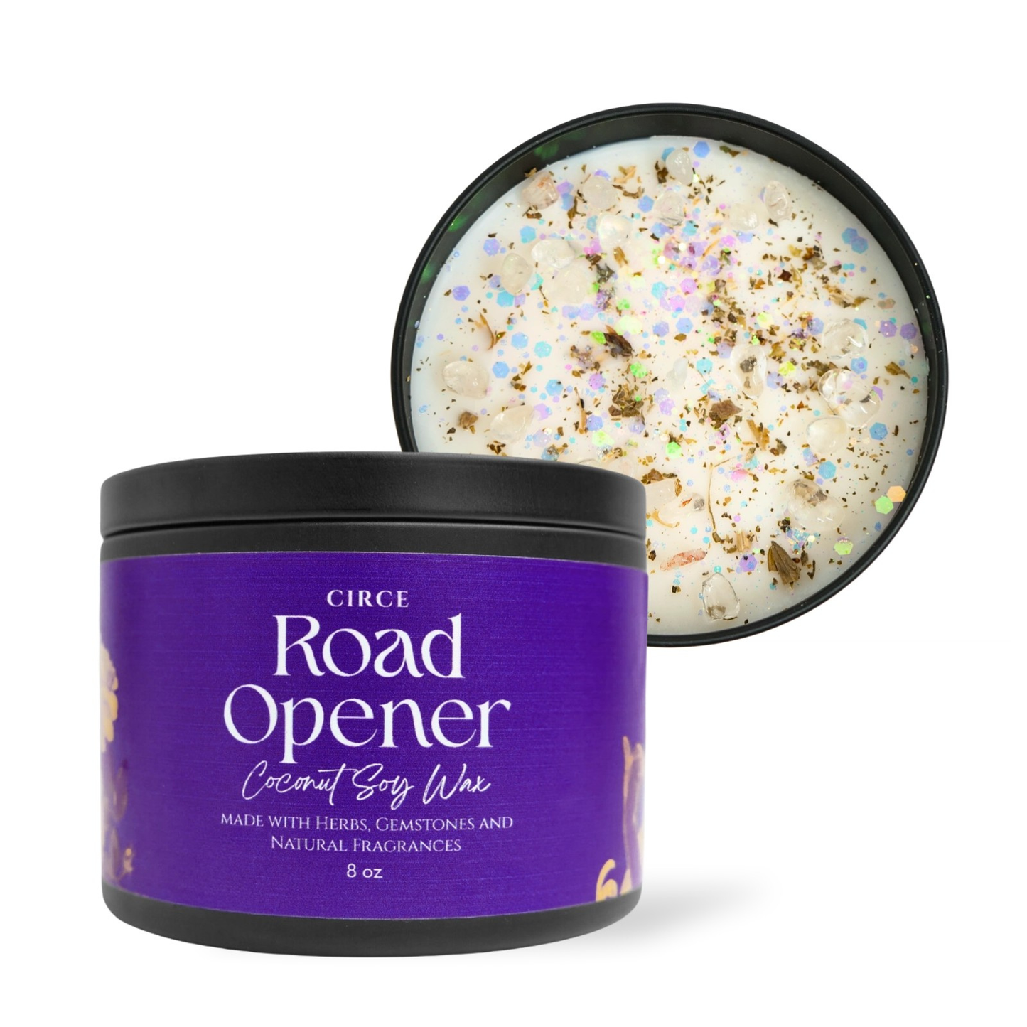 Road Opener | 8 oz Spell Candle from Circe Boutique