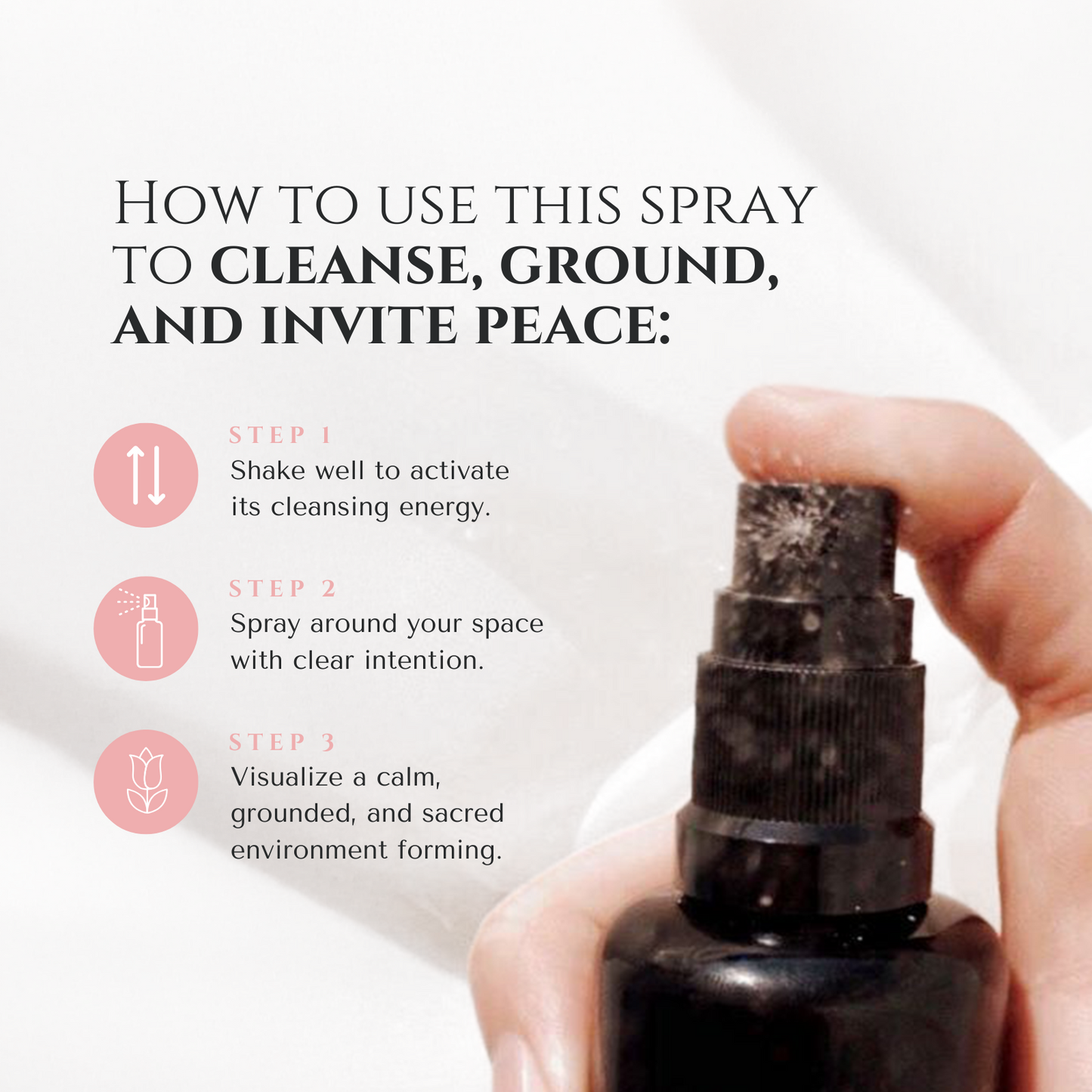 Sacred Space Smudge Spray | 4 oz. - Wholesale from Circe Boutique
