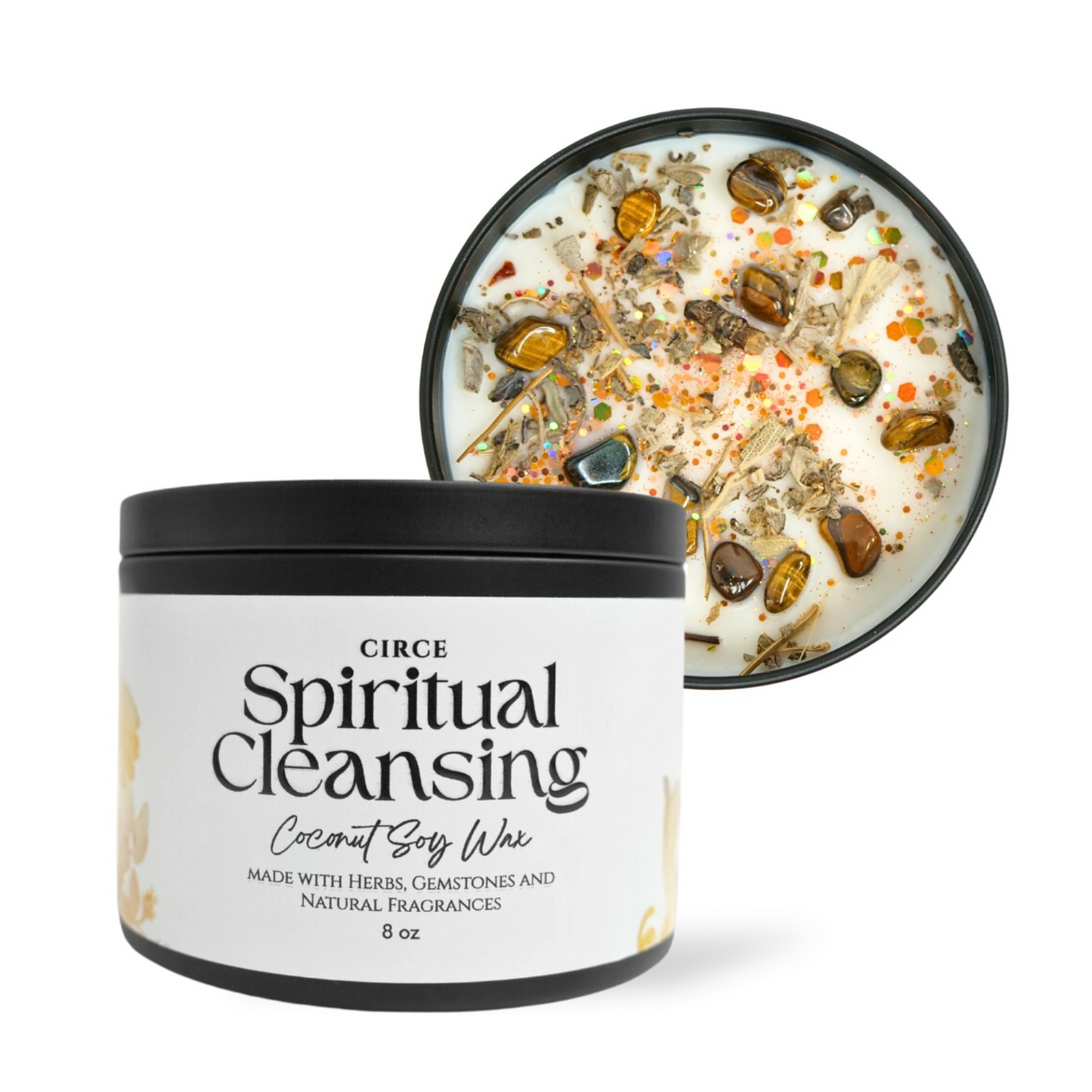Spiritual Cleansing | 8 oz Spell Candle from Circe Boutique