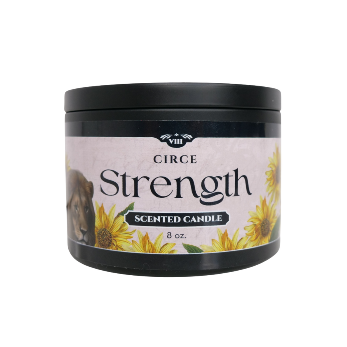 The Strength - Tarot Inspired Scented Candle 8 oz. from Circe Boutique