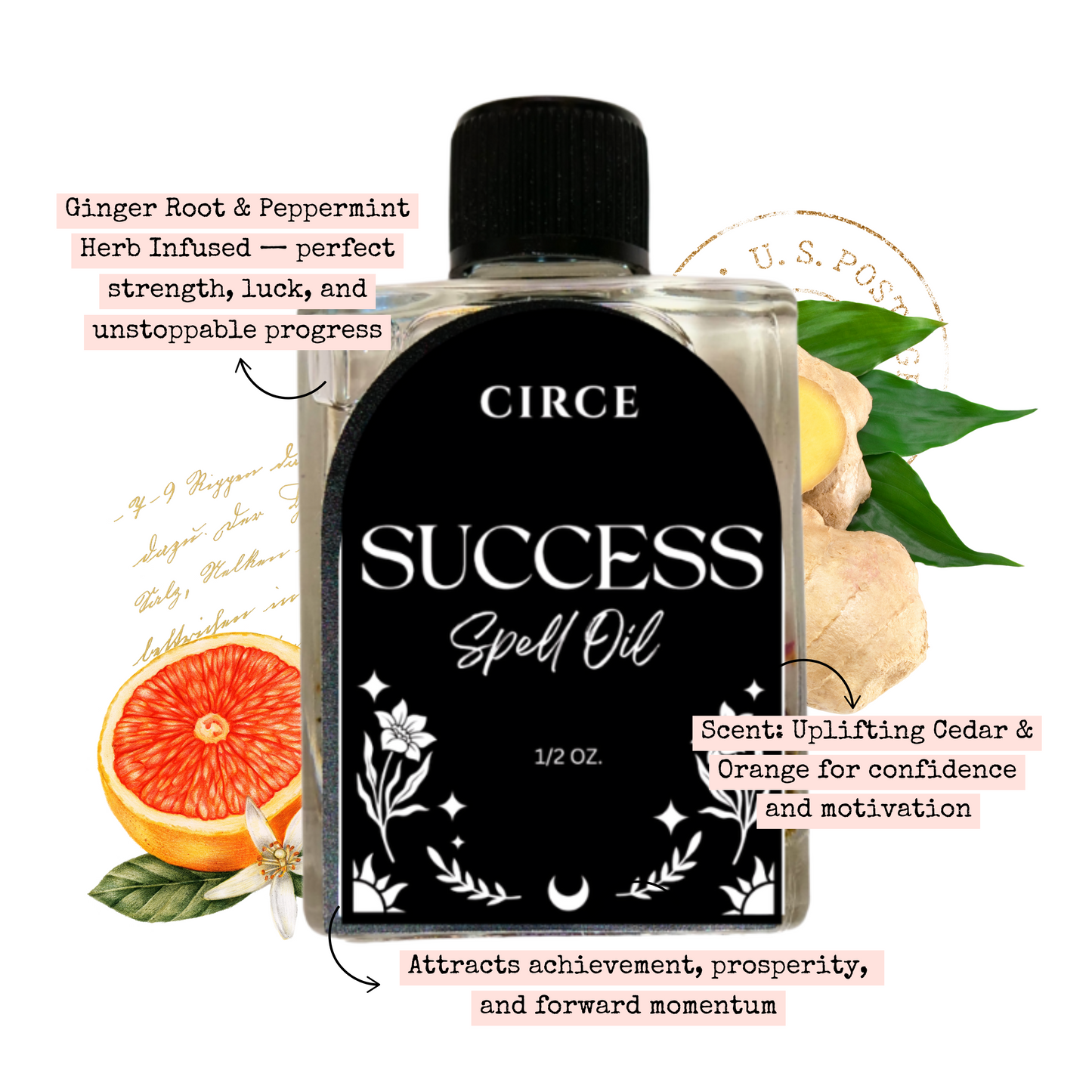CIRCE Success Spell Oil 1/2 oz. from Circe Boutique