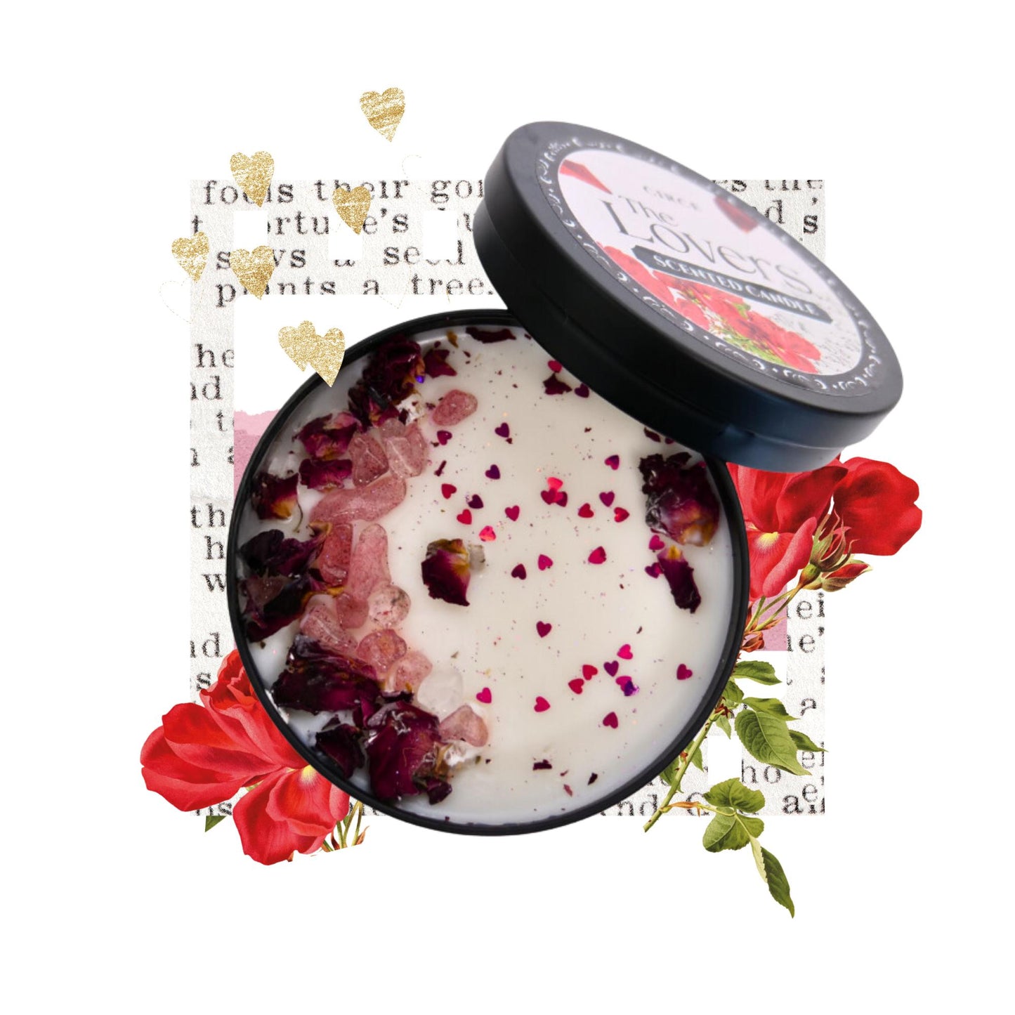 The Lovers - Tarot Inspired Candle 8 oz Candle from Circe Boutique