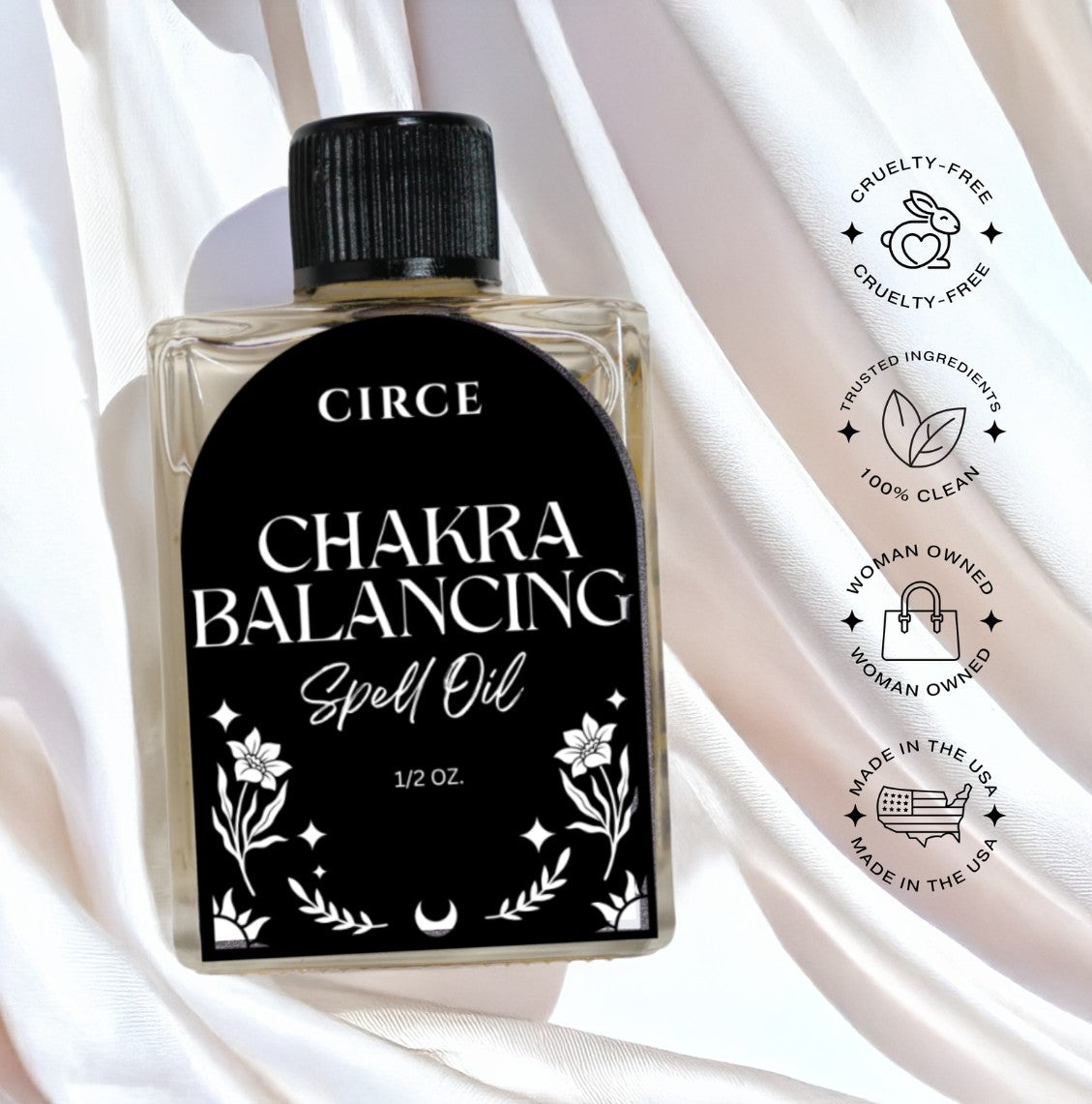 CIRCE Chakra Balancing Spell Oil 1/2 oz. from Circe Boutique
