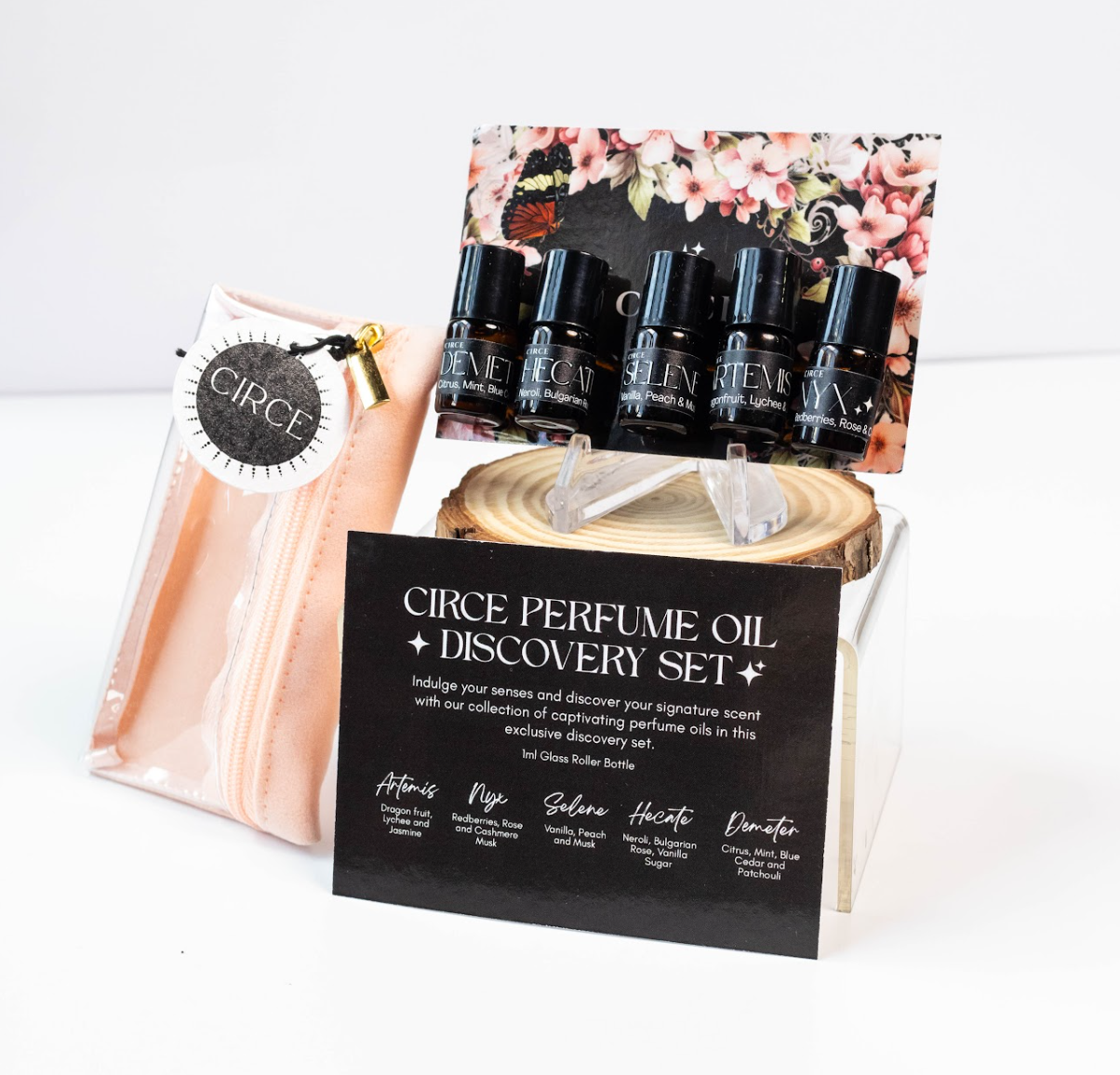 Goddess Discovery Set - 5 Piece Perfume Oil Sampler from Circe Boutique