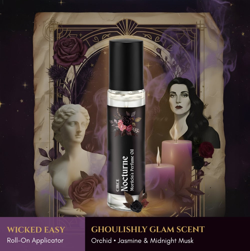 Nocturne Morticia’s Perfume Oil – 10ml Glass Roller Bottle