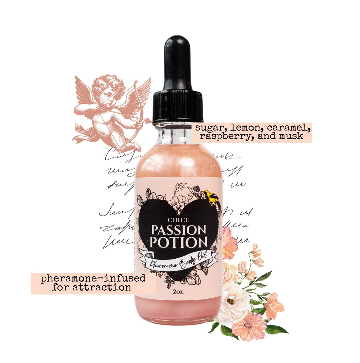Passion Potion Body Oil - Pheromone Infused