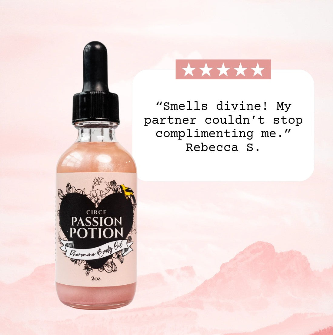 Passion Potion Body Oil - Pheromone Infused