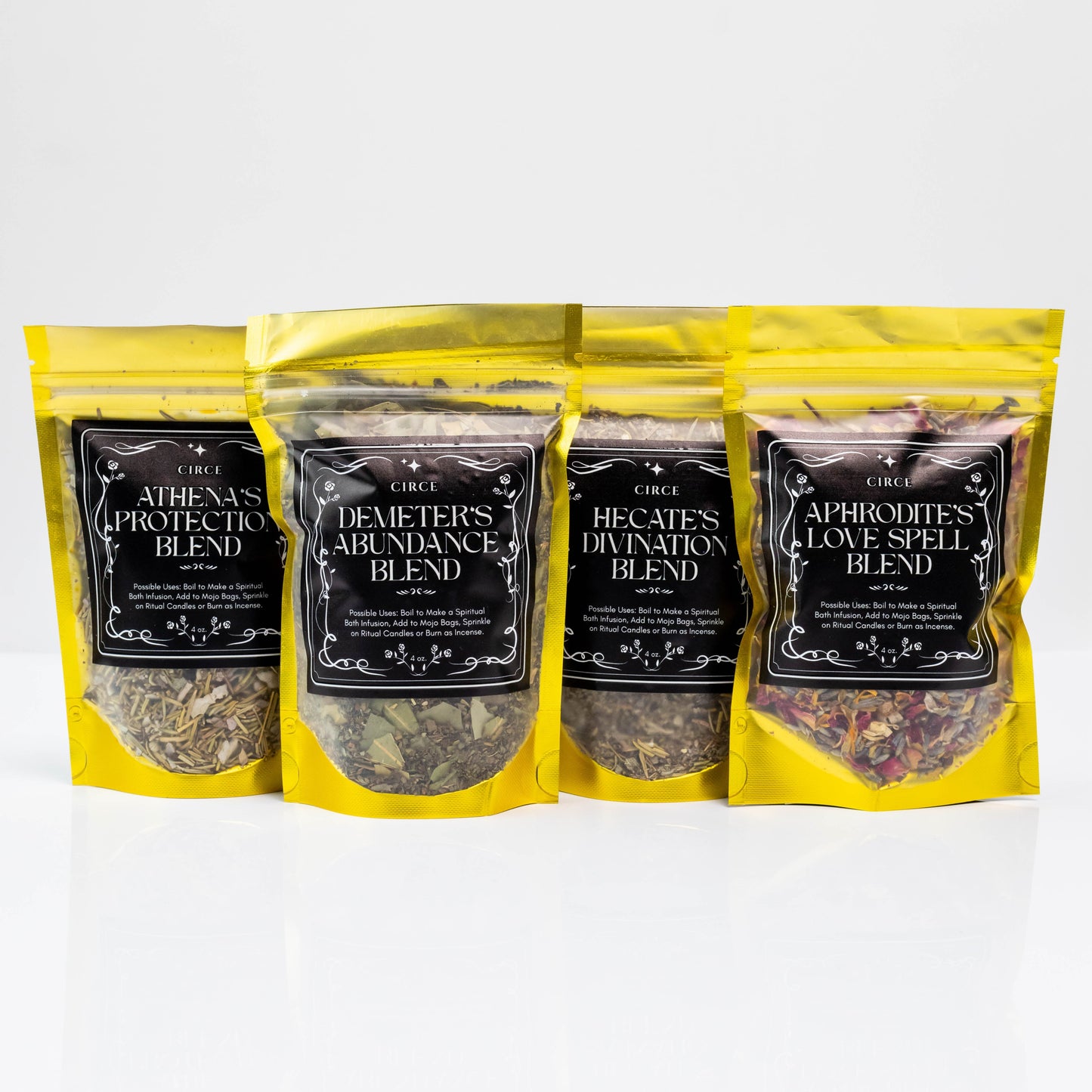 Herbal Blends - 4 Intentions Available from Circe Boutique