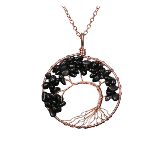 Tree of Life Pendant β Black Onyx  from Circe Boutique