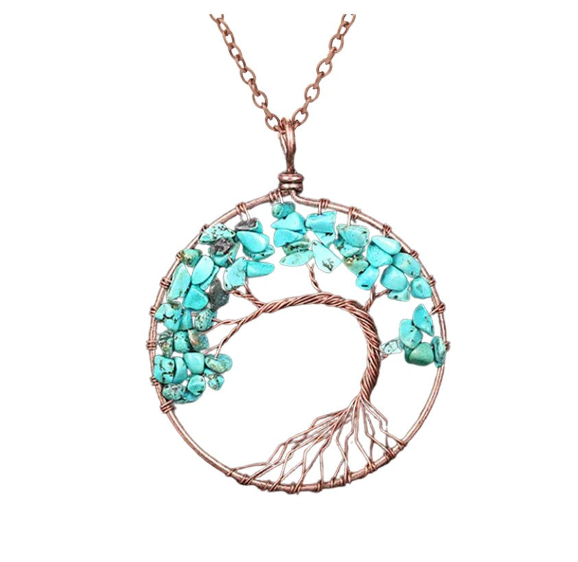Tree of Life Pendant – Turquoise from Circe Boutique
