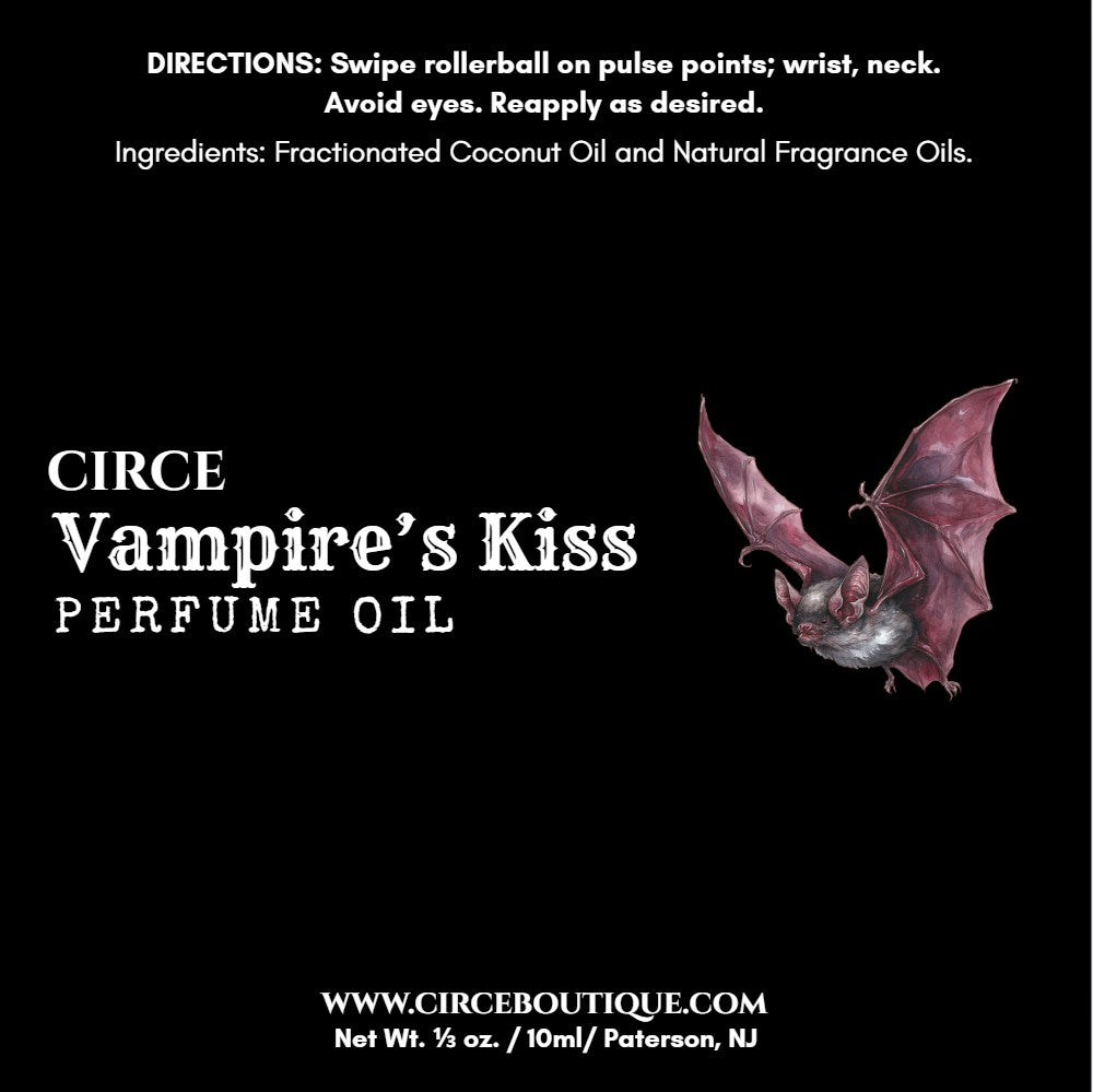 Vampire’s Kiss Perfume Oil – 10ml Glass Roller Bottle