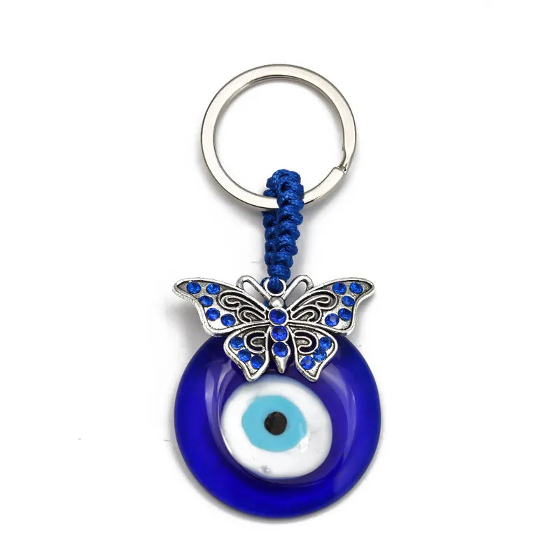 Evil eye with butterfly keychain - Accessories  from Nihao jewelry