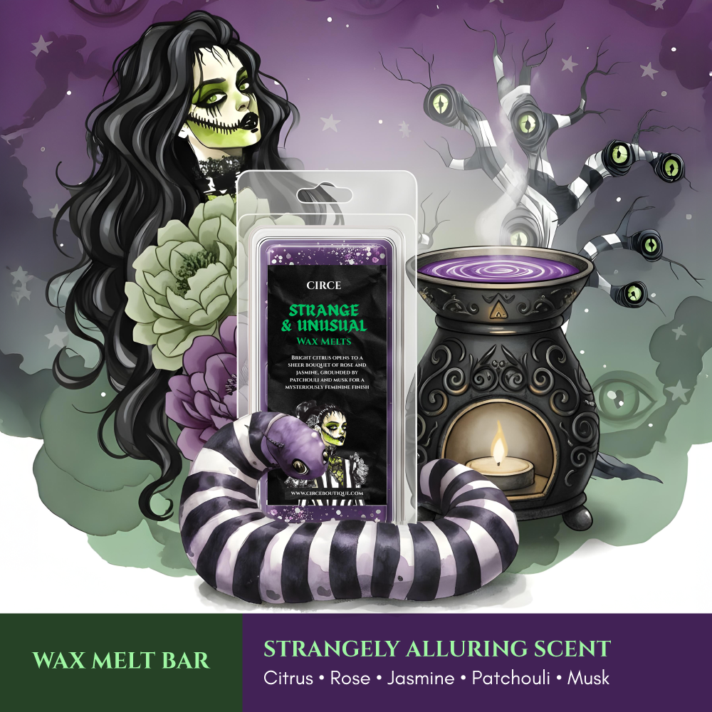 Strange & Unusual Wax Melts – Citrus, Rose, Jasmine, Patchouli & Musk | Coconut Soy Blend