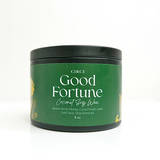 Good Fortune | 8 oz Spell Candle  from Circe Boutique