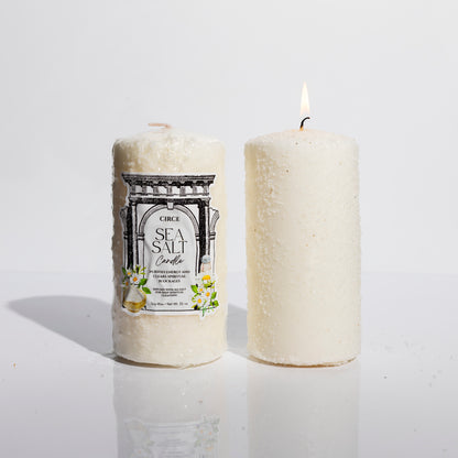 Sea Salt Cleansing Candle — Purifying Space & Energy