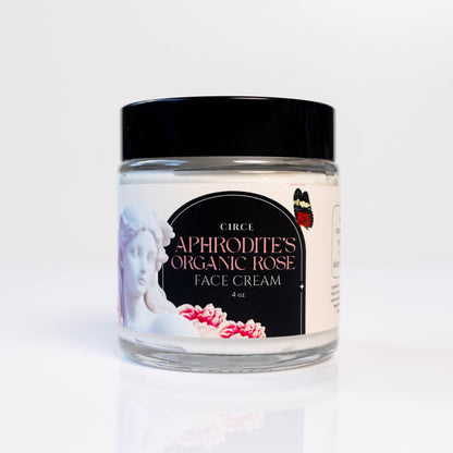 Aphrodite's Organic Rose Face Cream 4oz - Wholesales  from Circe Boutique