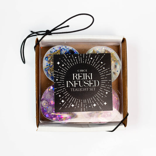 Reiki Infused Tealight - Customize Your 4 Piece Set - CUSTOM CORNER LIVESALE Candle from Circe Boutique