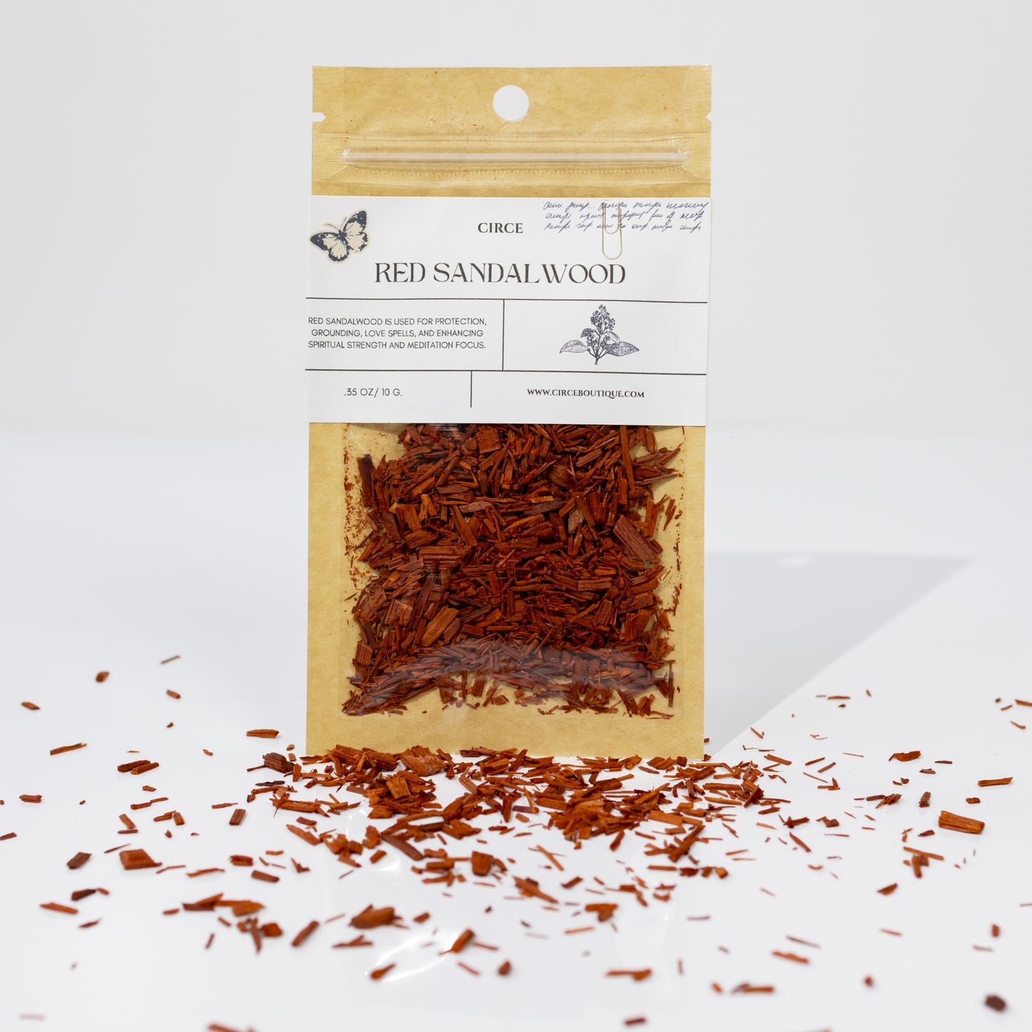 Red Sandalwood Herb .35oz | Magical Uses for Spells, Rituals & Witchcraft