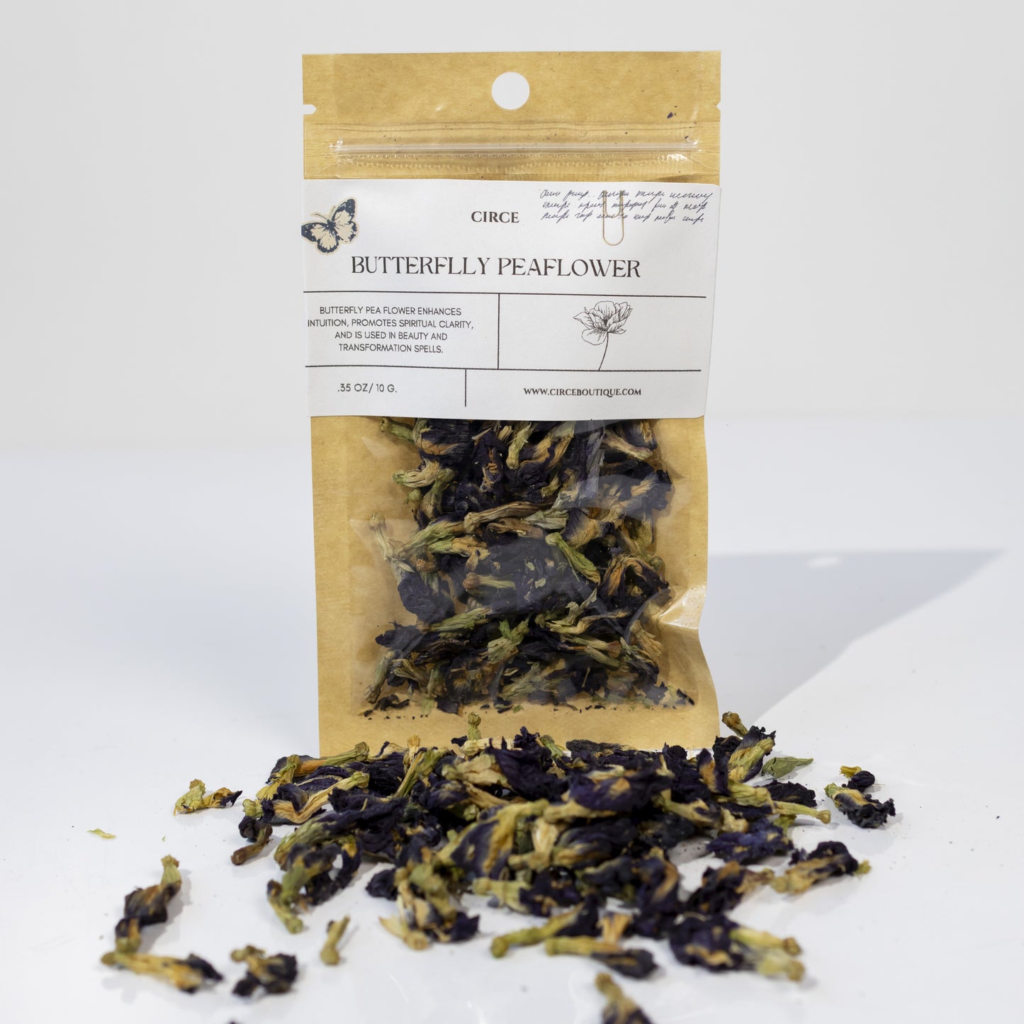 Butterfly Pea Flower – Intuition & Transformation Herb for Rituals & Spell work (.35oz)